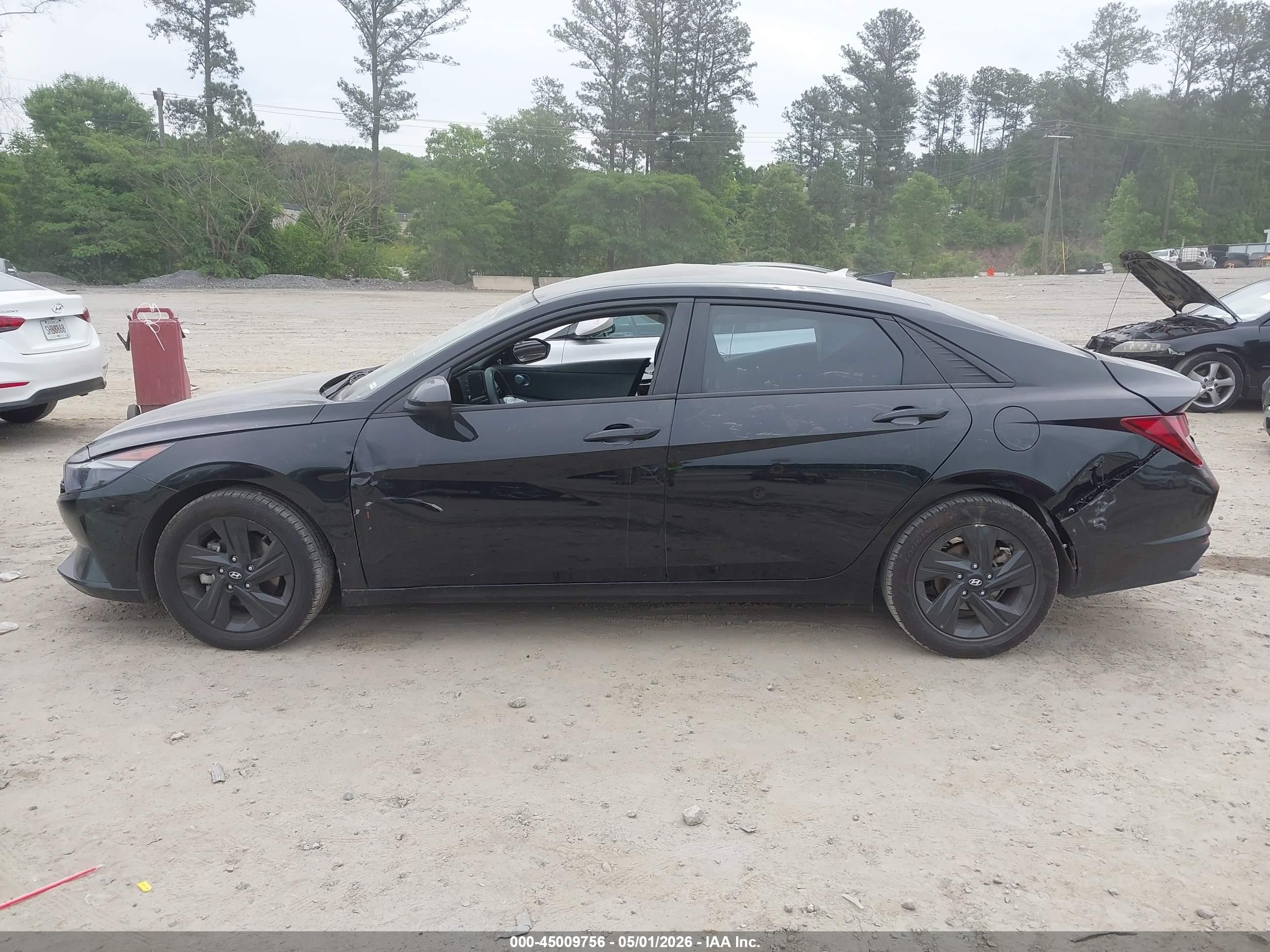 2023 Hyundai Elantra Sel Черный vin: KMHLM4AG6PU461934