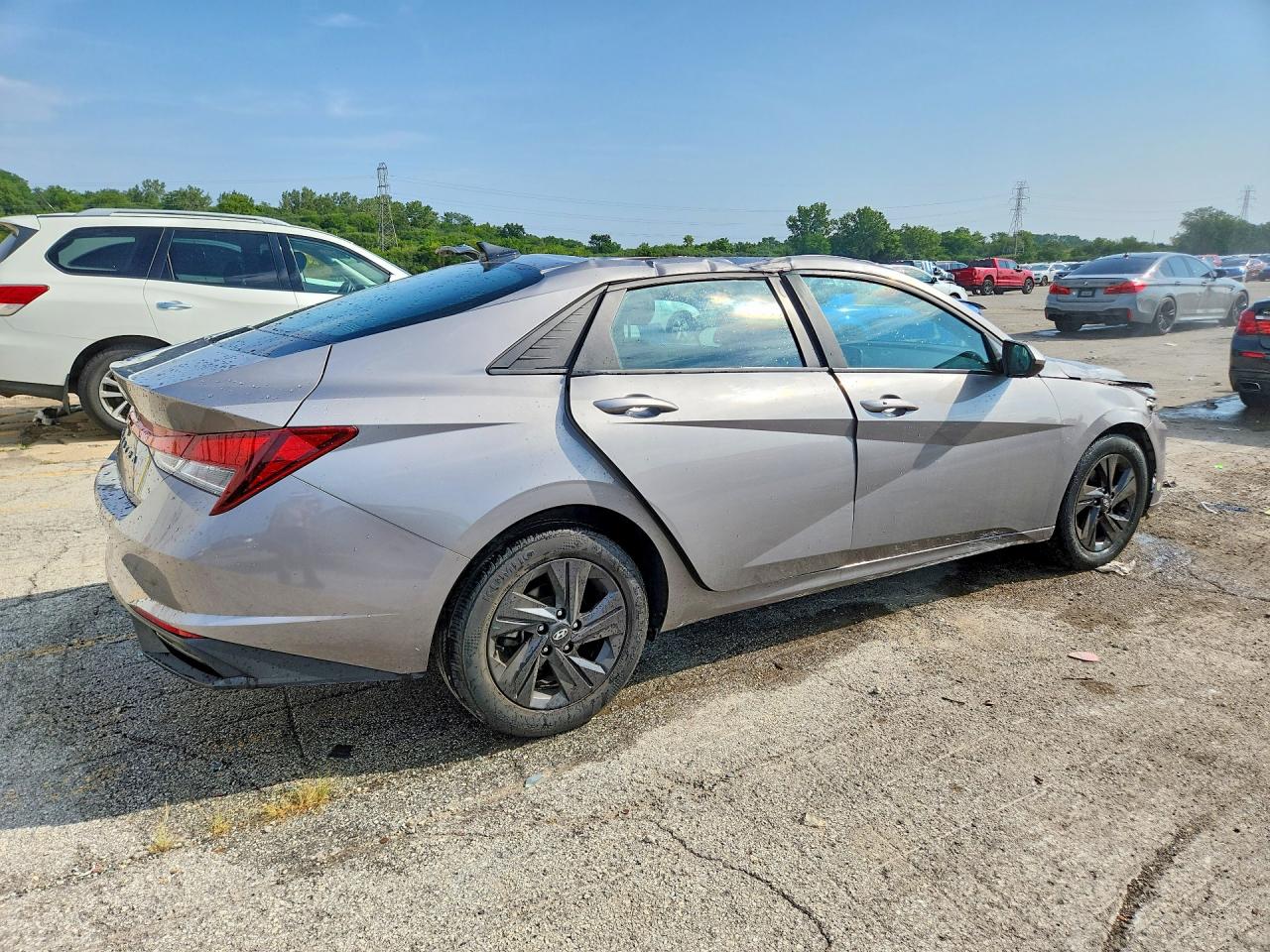 2023 Hyundai Elantra Sel Gray vin: KMHLM4AG6PU561239