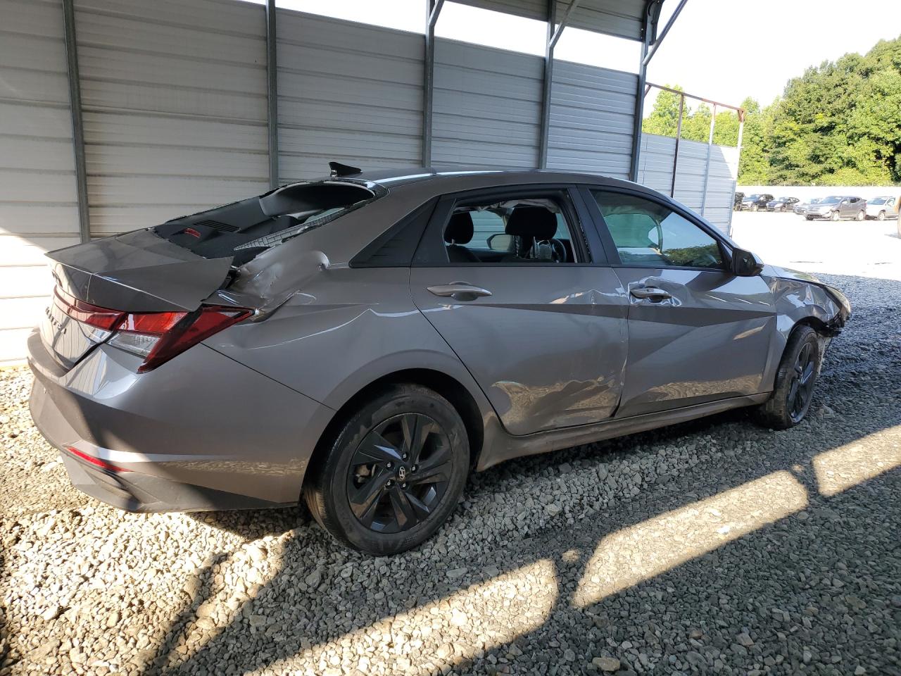 2023 Hyundai Elantra Sel Серебряный vin: KMHLM4AG6PU590966 Damage: Deck Lid, Dent(S) W/ Paint Dmg, 1/8 To 1/2 Inch