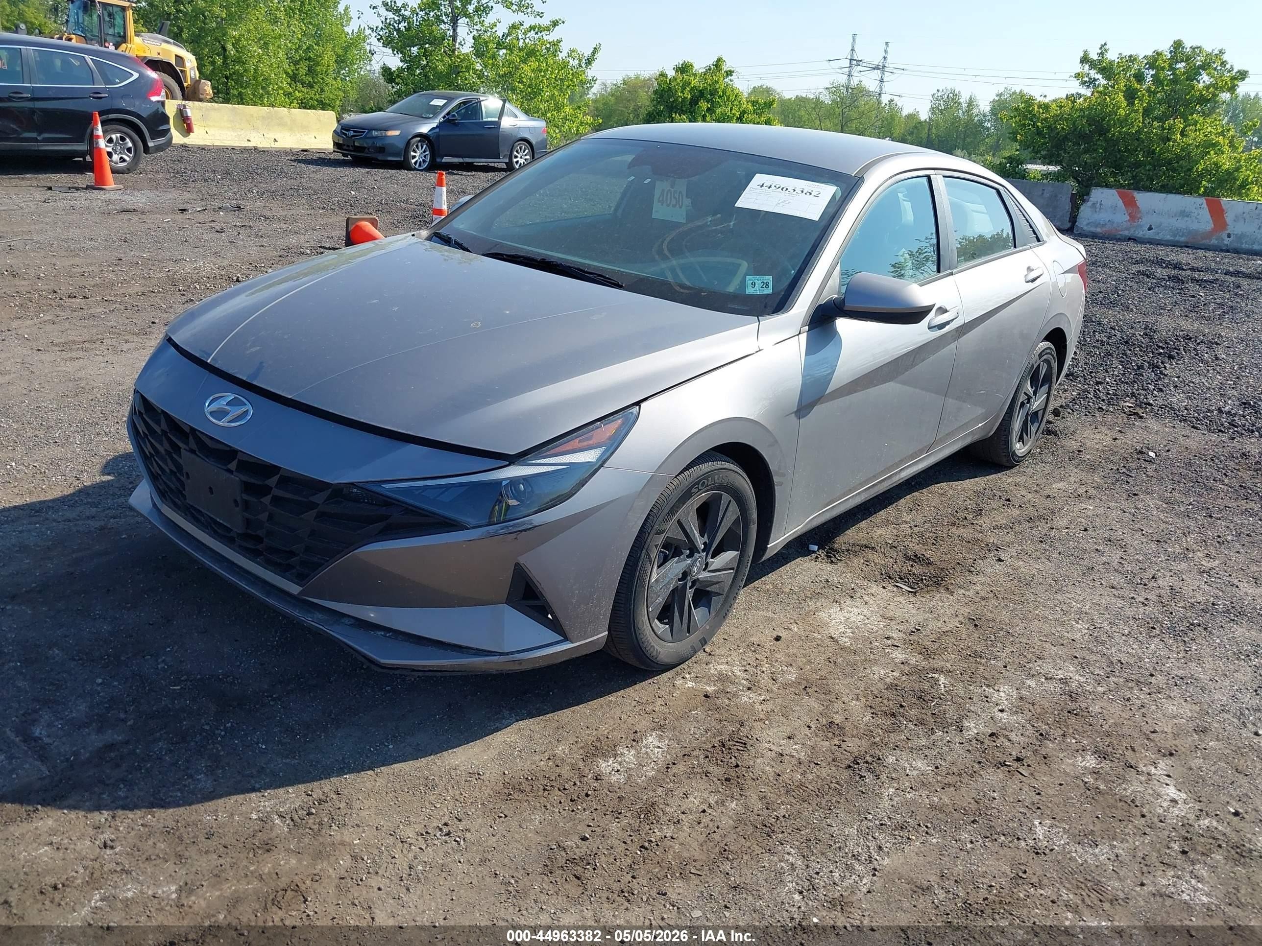 2023 Hyundai Elantra Sel Серый vin: KMHLM4AG6PU618037