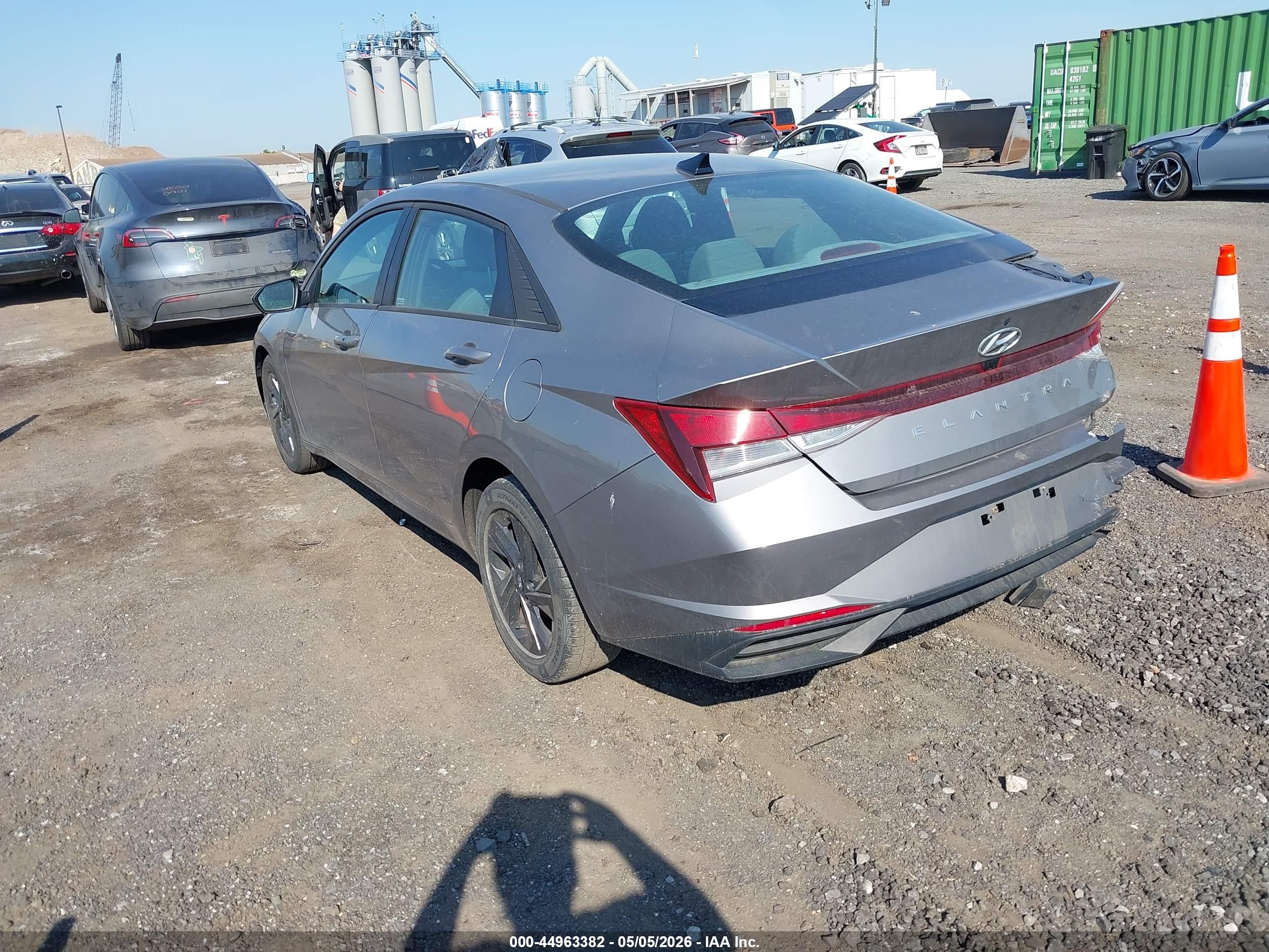 2023 Hyundai Elantra Sel Серый vin: KMHLM4AG6PU618037