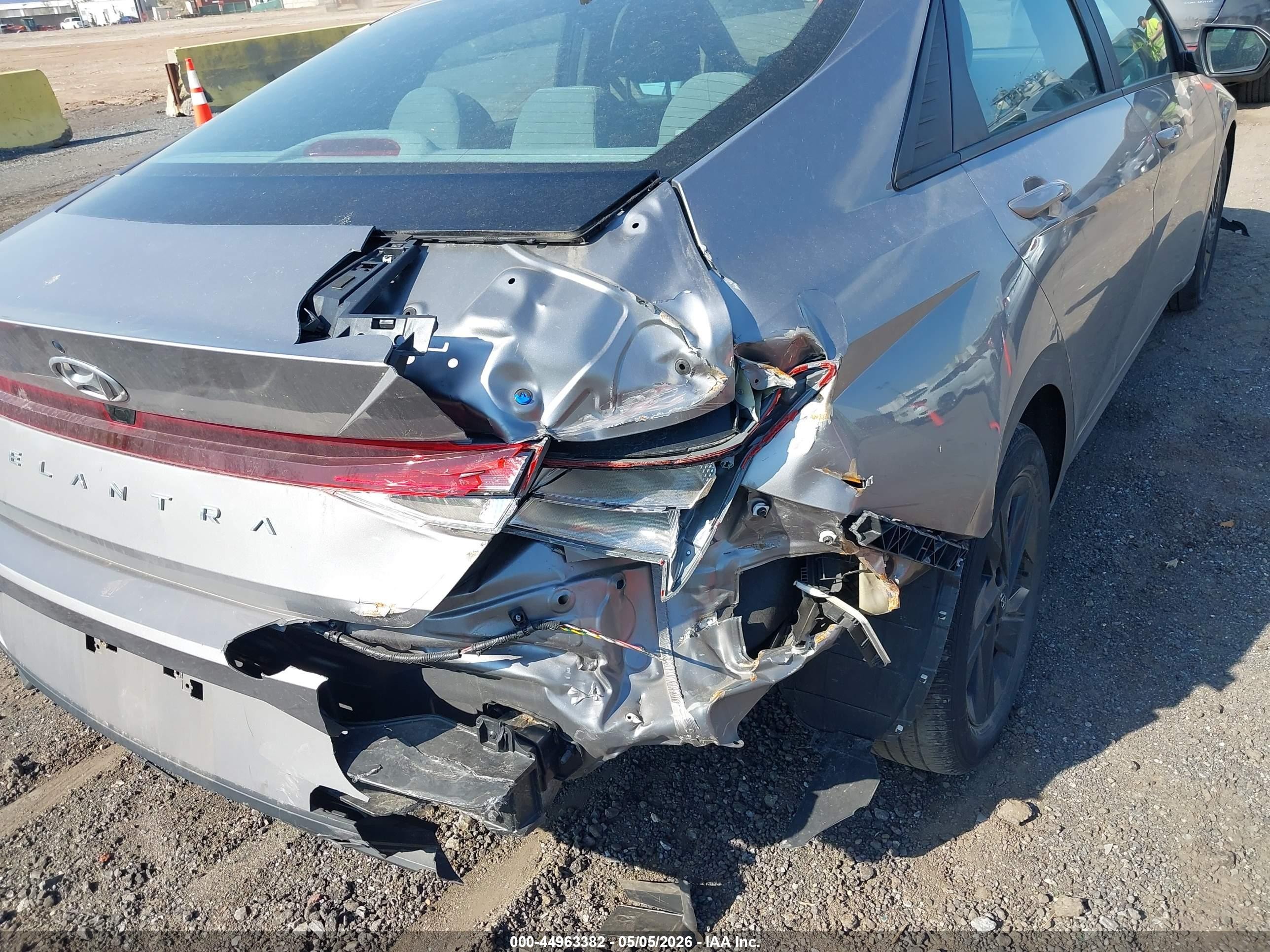 2023 Hyundai Elantra Sel Серый vin: KMHLM4AG6PU618037