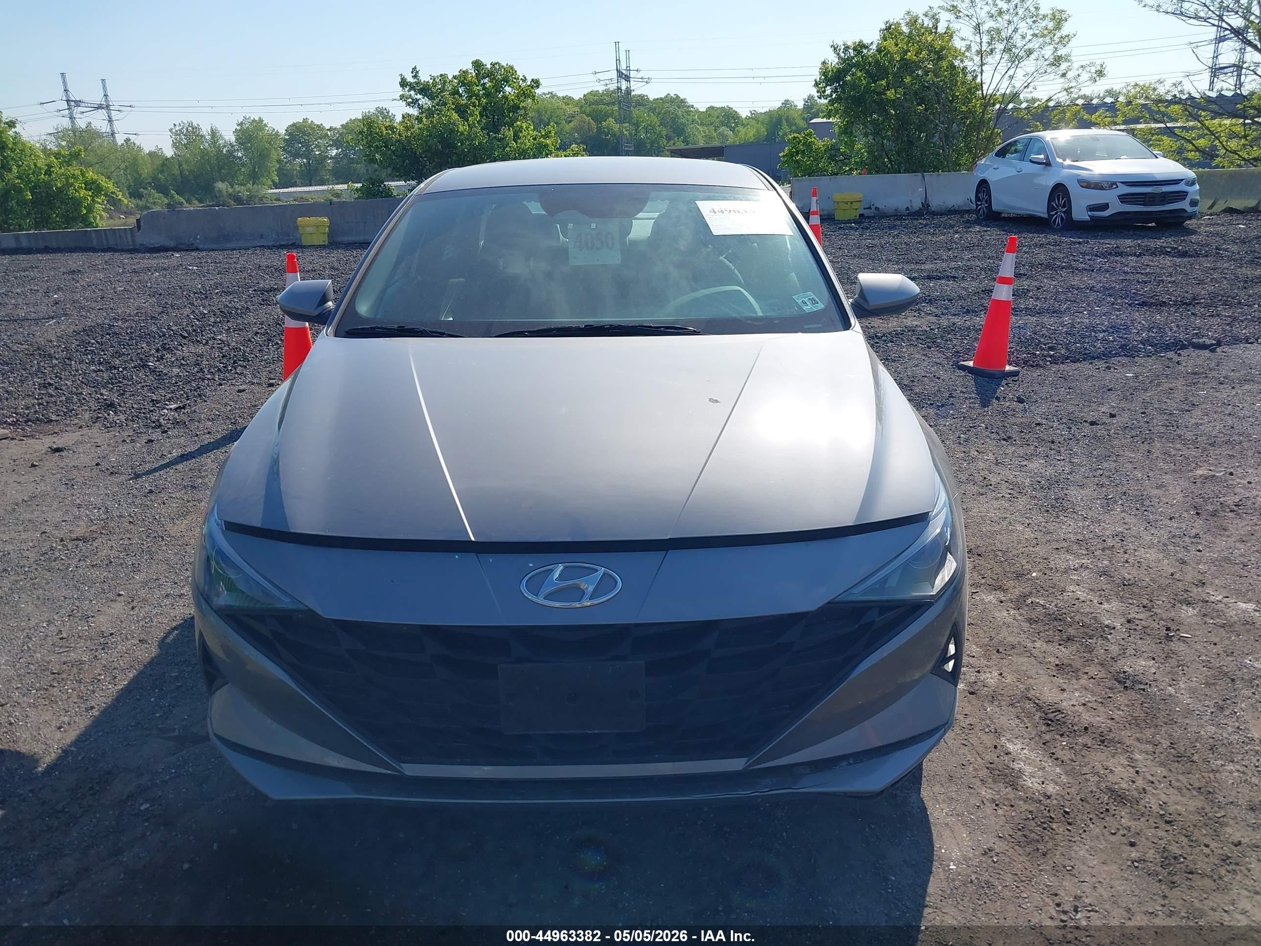 2023 Hyundai Elantra Sel Серый vin: KMHLM4AG6PU618037