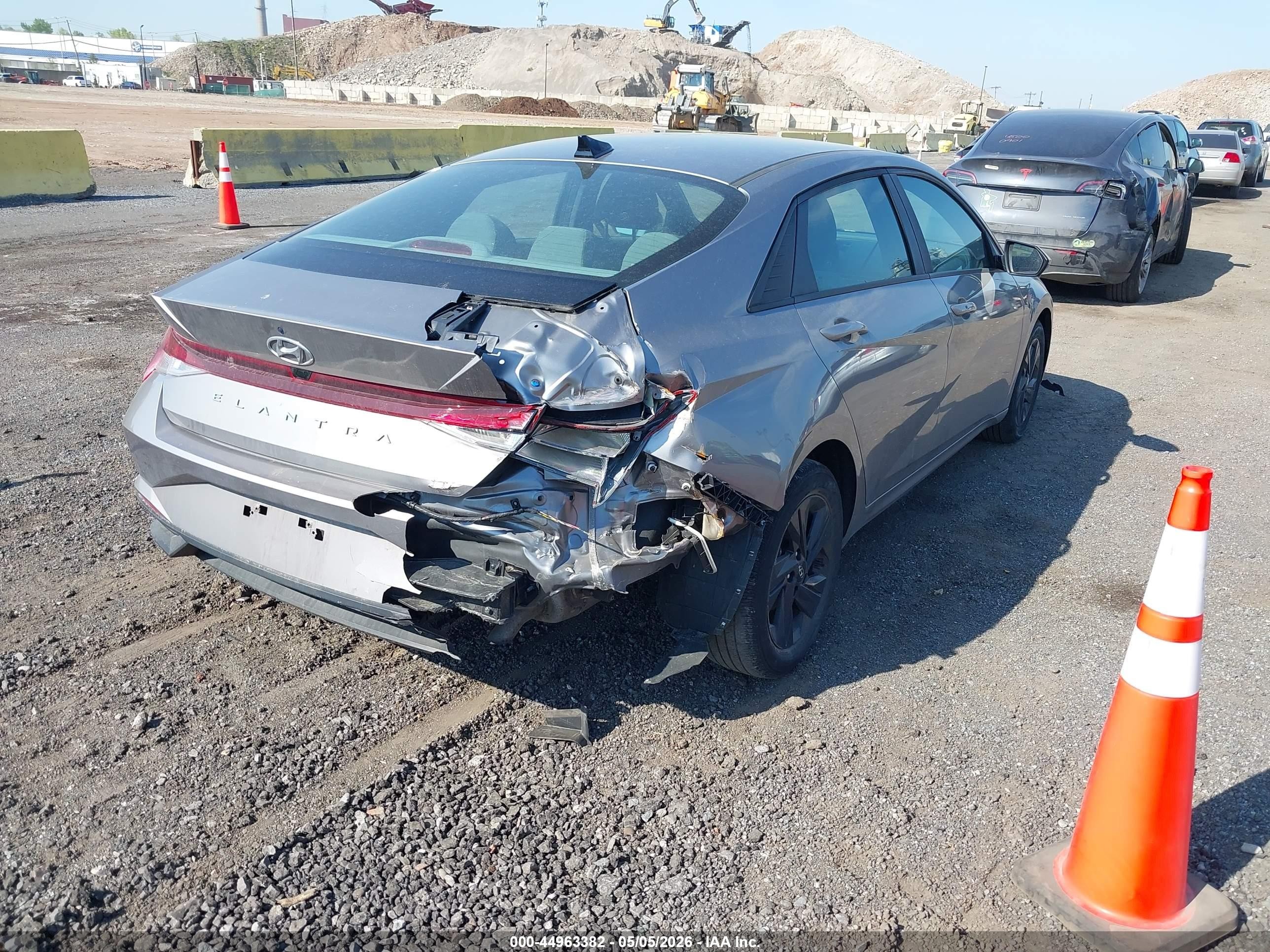 2023 Hyundai Elantra Sel Серый vin: KMHLM4AG6PU618037