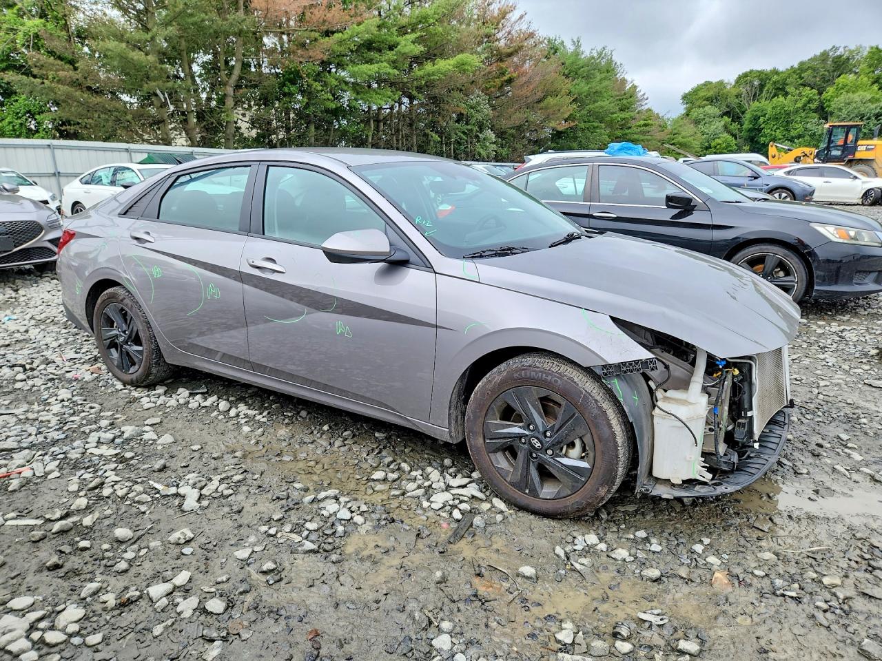 2023 Hyundai Elantra Sel Gray vin: KMHLM4AG7PU498328