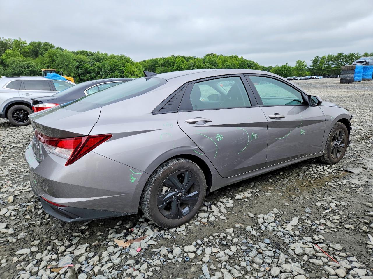 2023 Hyundai Elantra Sel Gray vin: KMHLM4AG7PU498328
