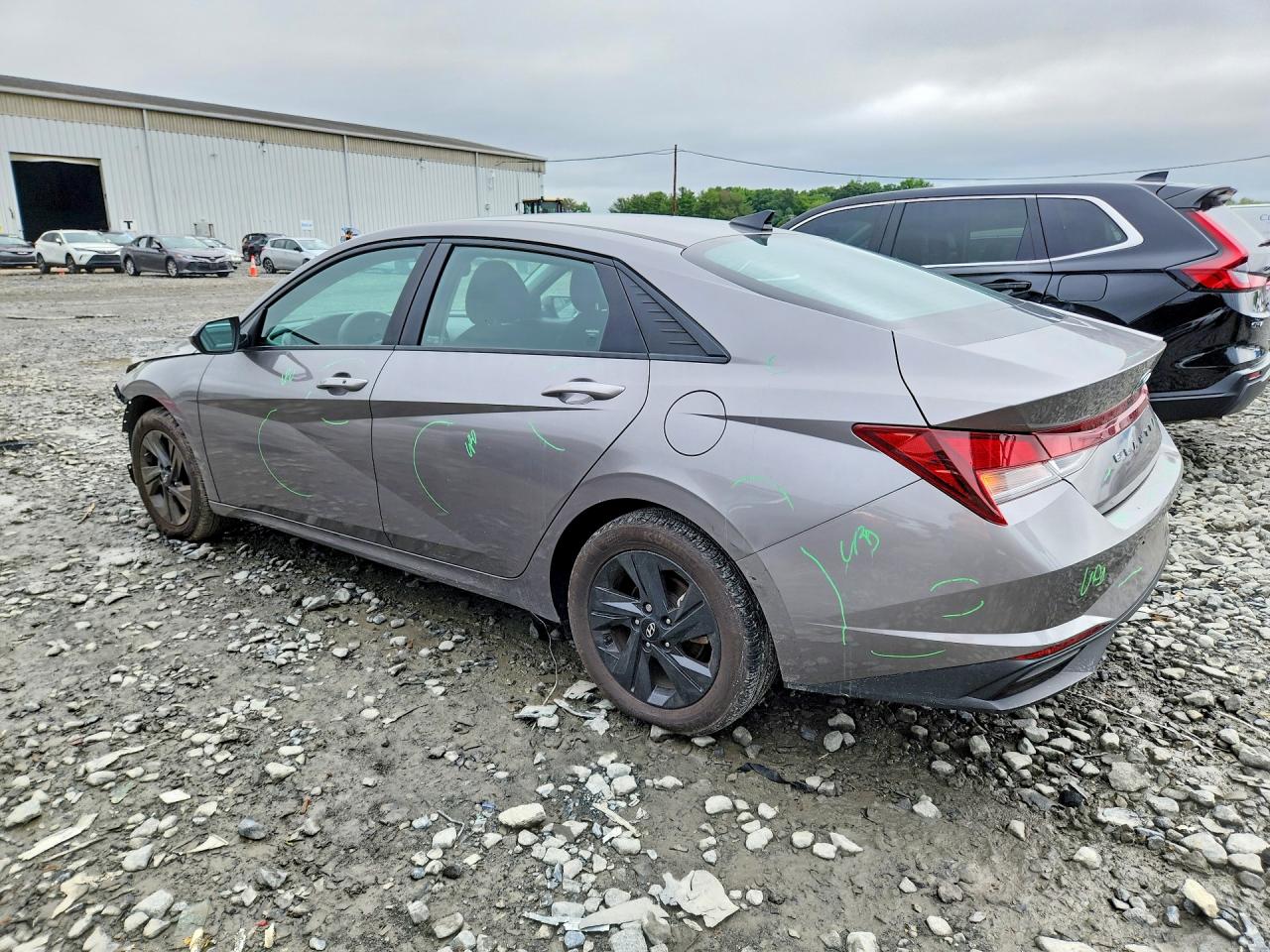 2023 Hyundai Elantra Sel Gray vin: KMHLM4AG7PU498328