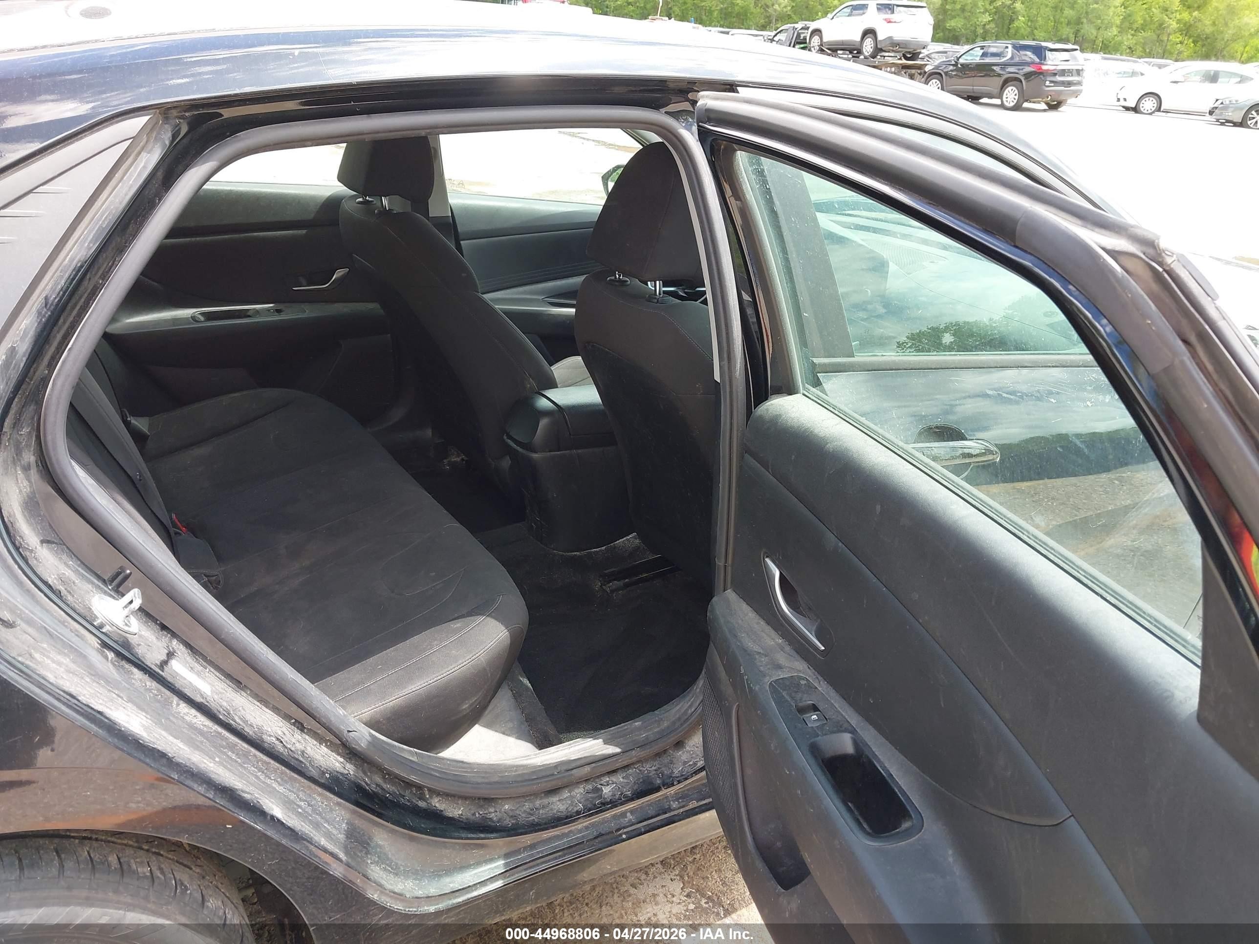 2021 Hyundai Elantra Sel Черный vin: KMHLM4AG8MU212479