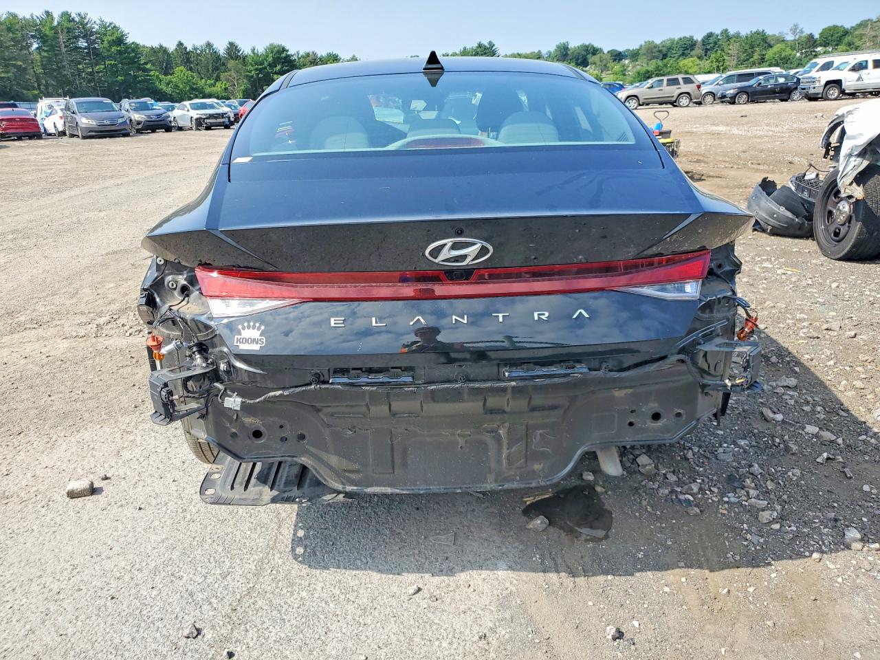 2023 Hyundai Elantra Sel Black vin: KMHLM4AG8PU435237