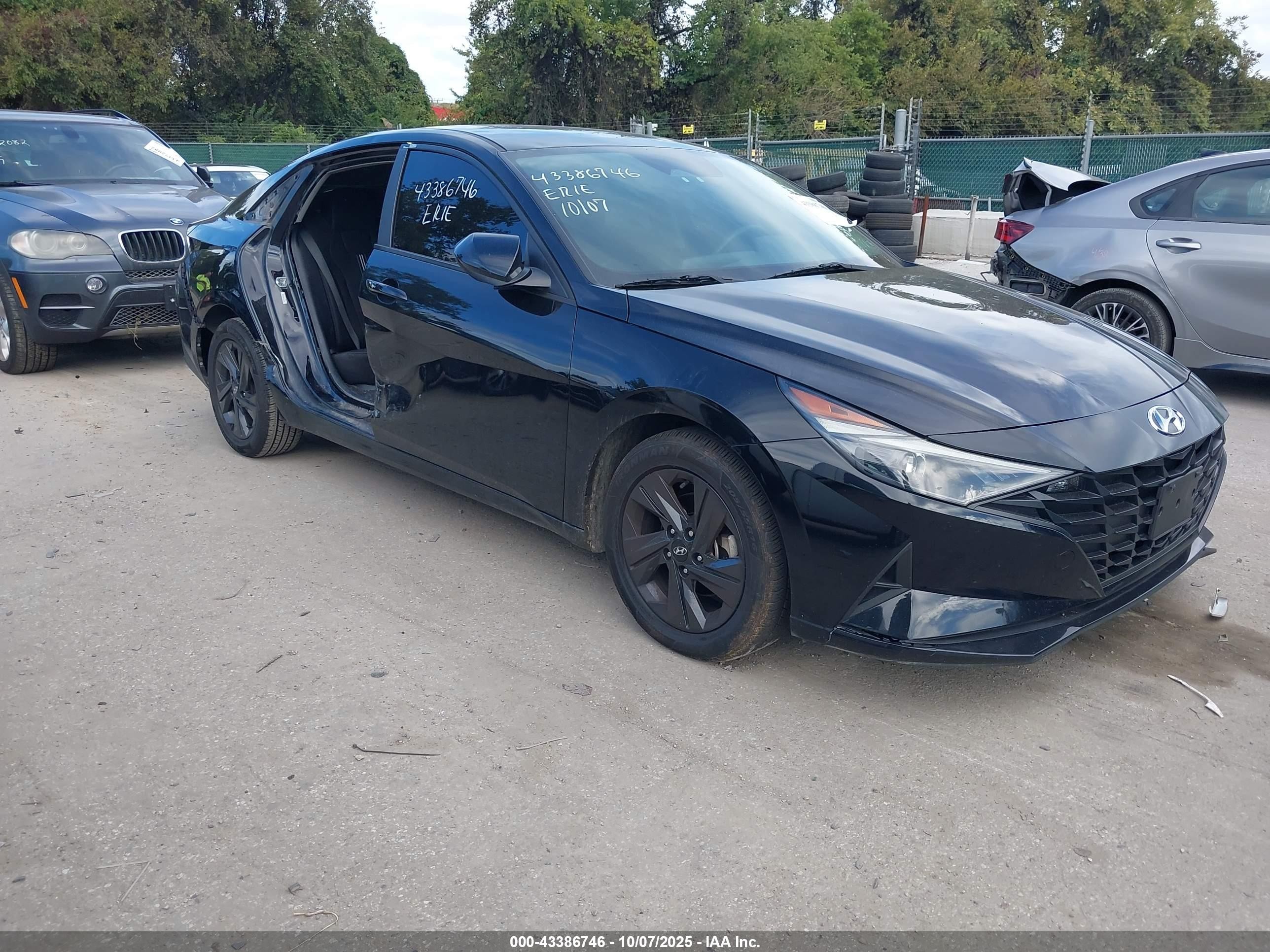 2021 Hyundai Elantra Sel Black vin: KMHLM4AG9MU114142