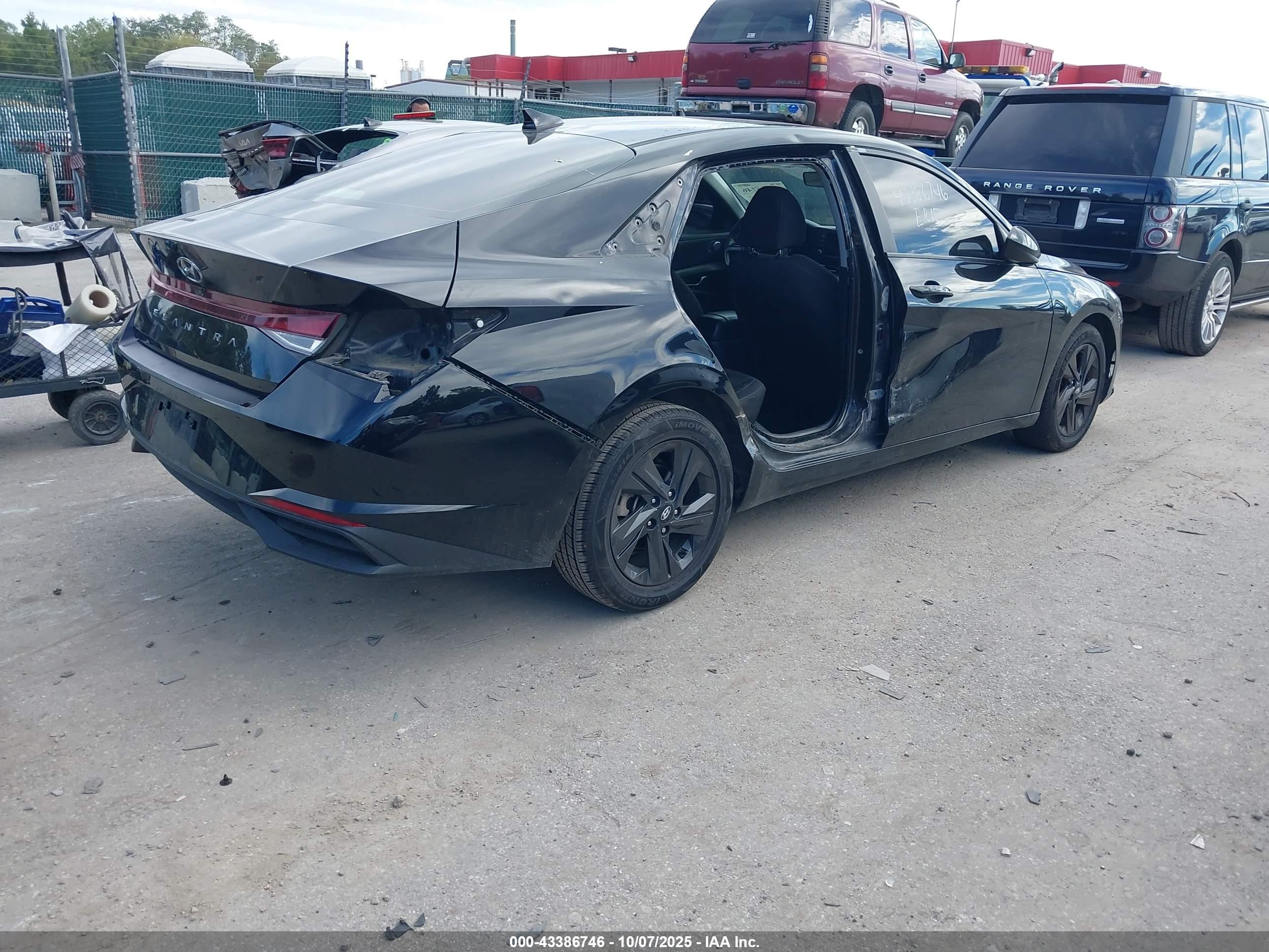 2021 Hyundai Elantra Sel Black vin: KMHLM4AG9MU114142
