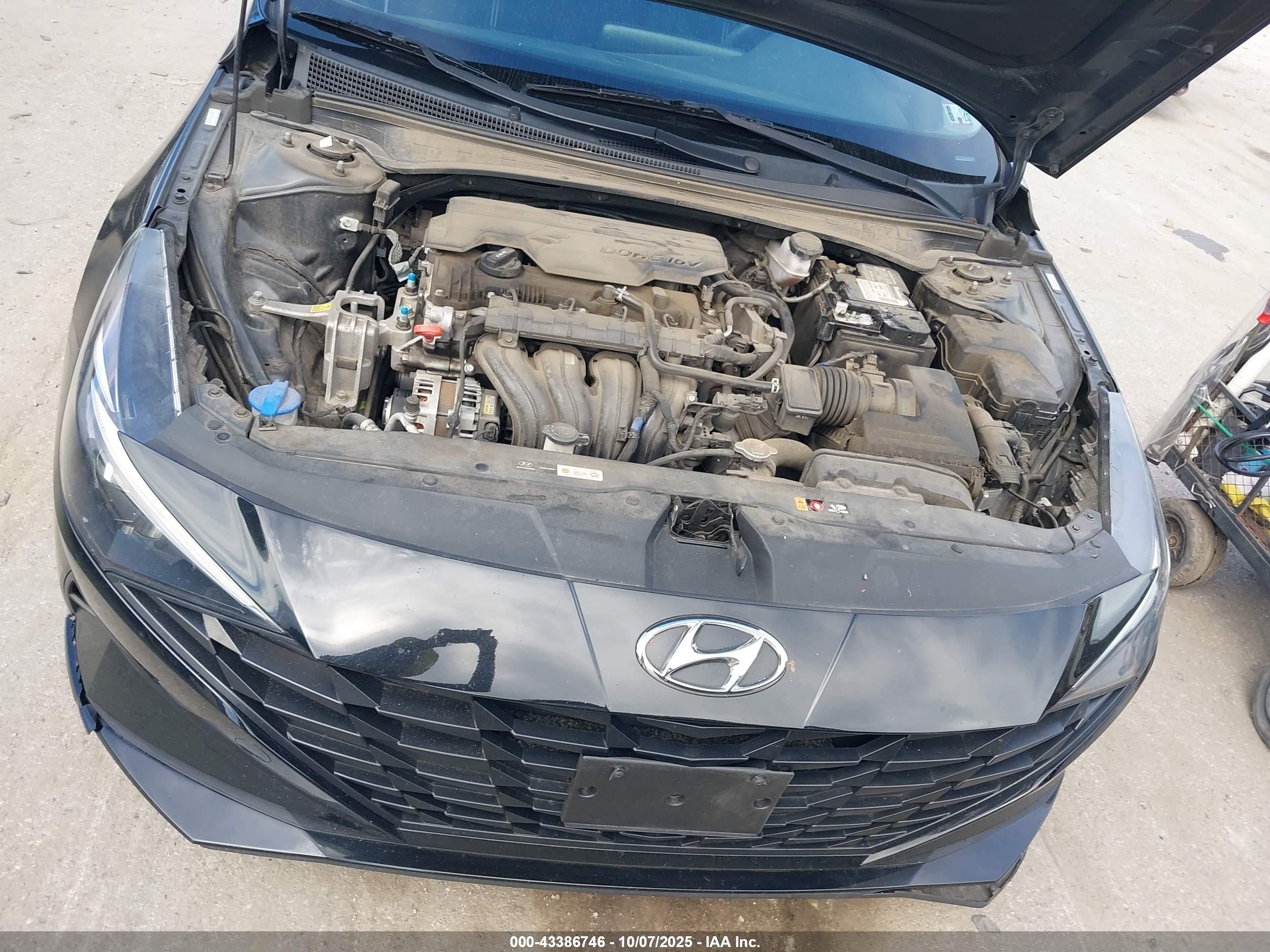 2021 Hyundai Elantra Sel Black vin: KMHLM4AG9MU114142