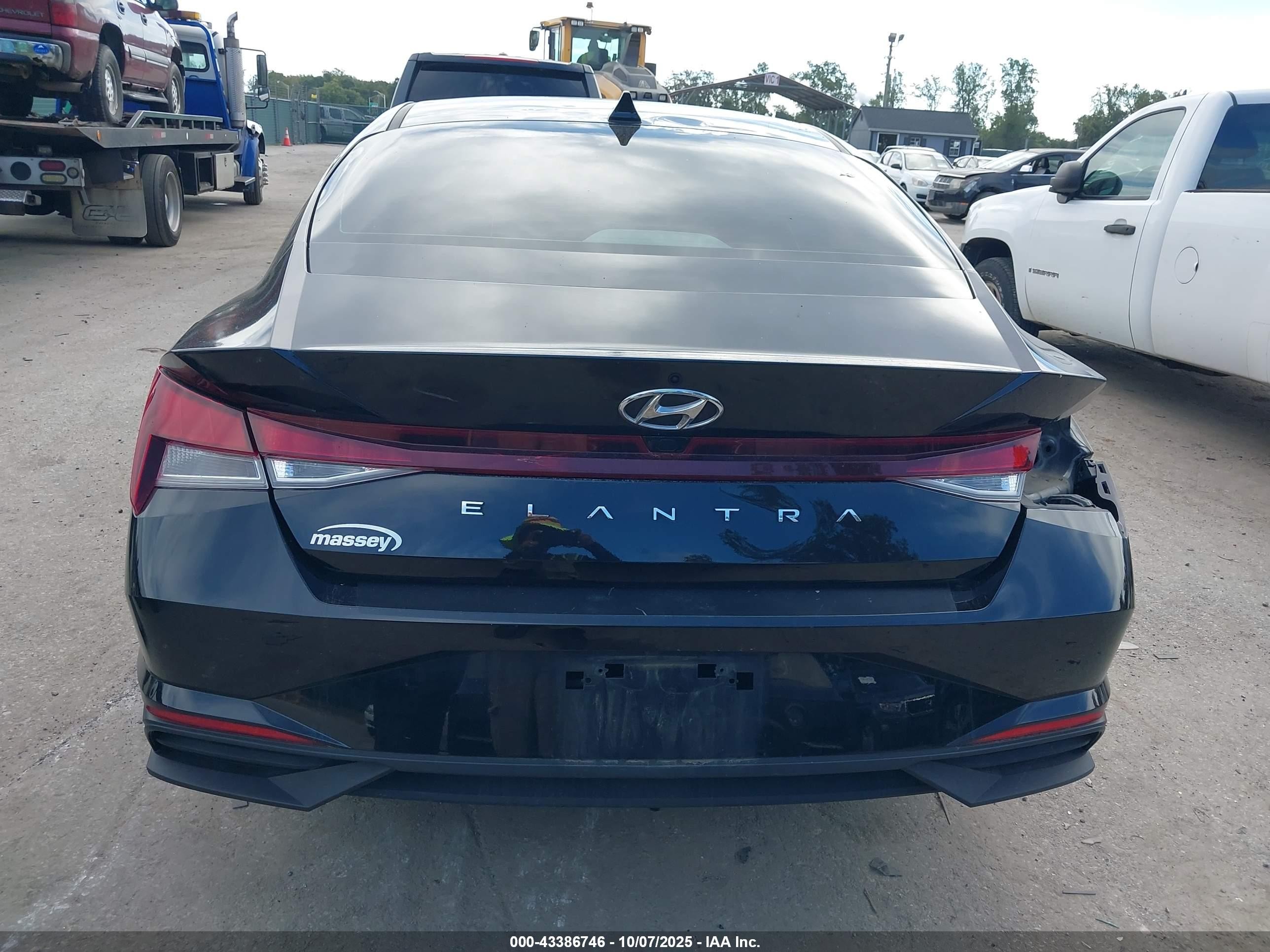 2021 Hyundai Elantra Sel Black vin: KMHLM4AG9MU114142