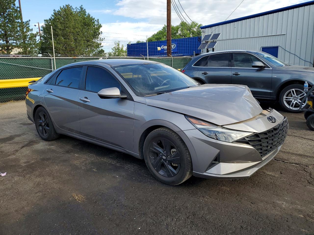 2023 Hyundai Elantra Sel Gray vin: KMHLM4AG9PU386906