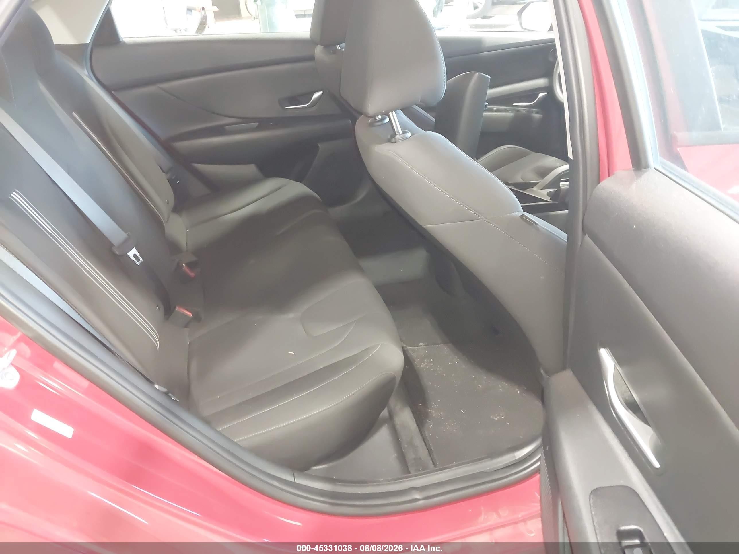 2022 Hyundai Elantra Sel Red vin: KMHLM4AGXNU307580