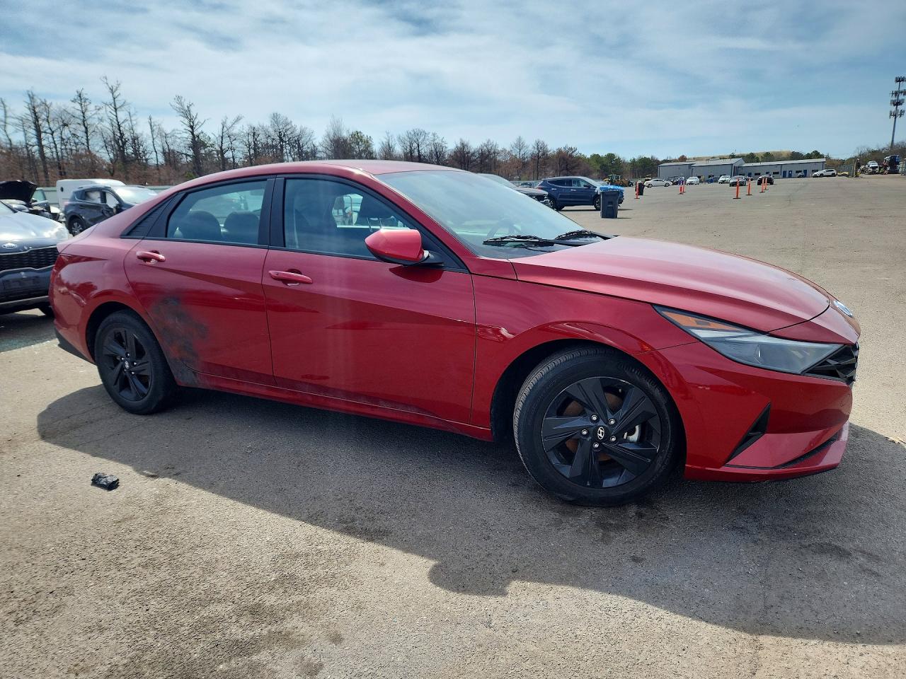 2023 Hyundai Elantra Sel Red vin: KMHLM4AGXPU397056