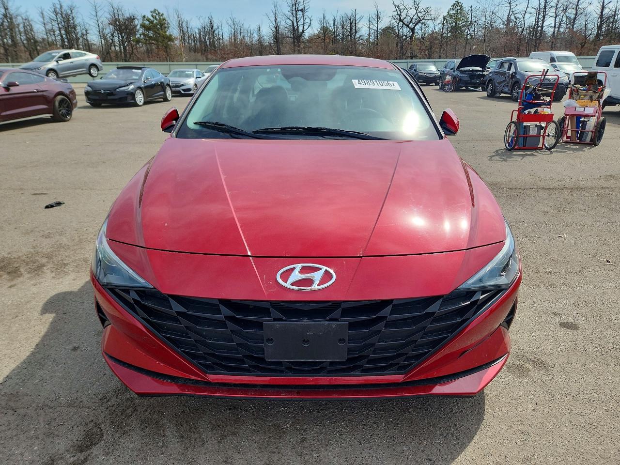 2023 Hyundai Elantra Sel Red vin: KMHLM4AGXPU397056