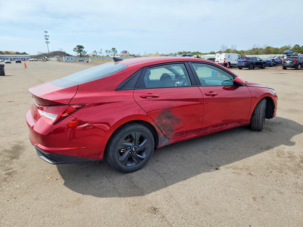 2023 Hyundai Elantra Sel Red vin: KMHLM4AGXPU397056