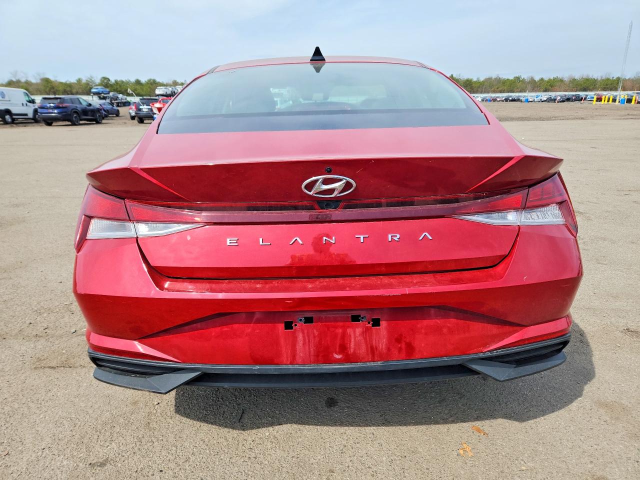 2023 Hyundai Elantra Sel Red vin: KMHLM4AGXPU397056
