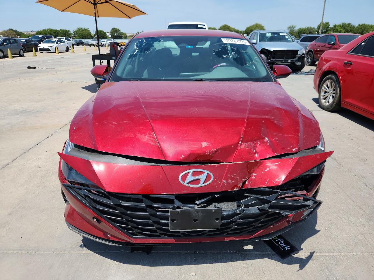 2023 Hyundai Elantra Sel Red vin: KMHLM4AGXPU563902