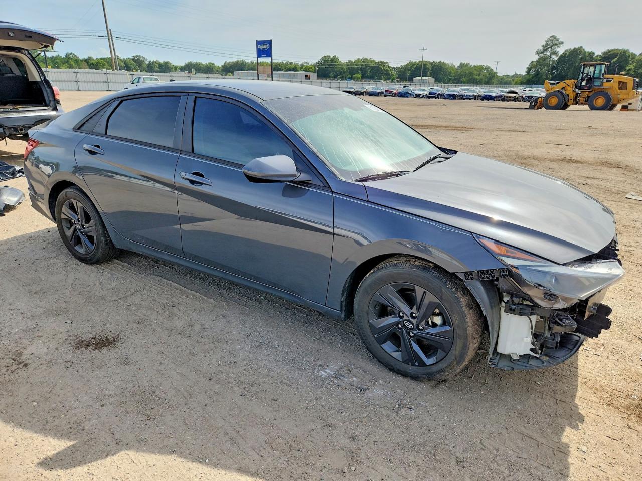 2023 Hyundai Elantra Sel Gray vin: KMHLM4AGXPU607770