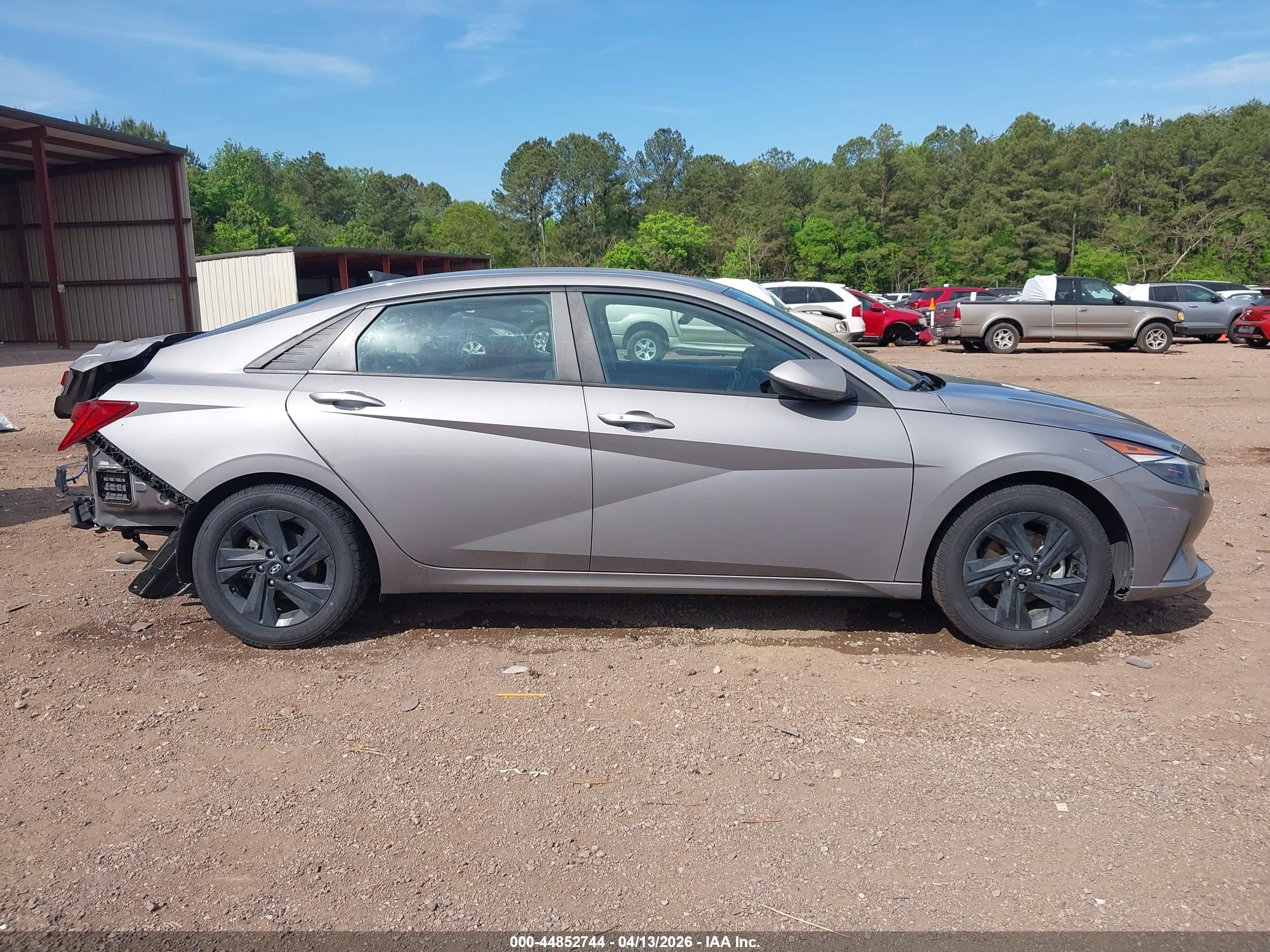 2021 Hyundai Elantra Hybrid Blue Gray vin: KMHLM4AJ0MU003944