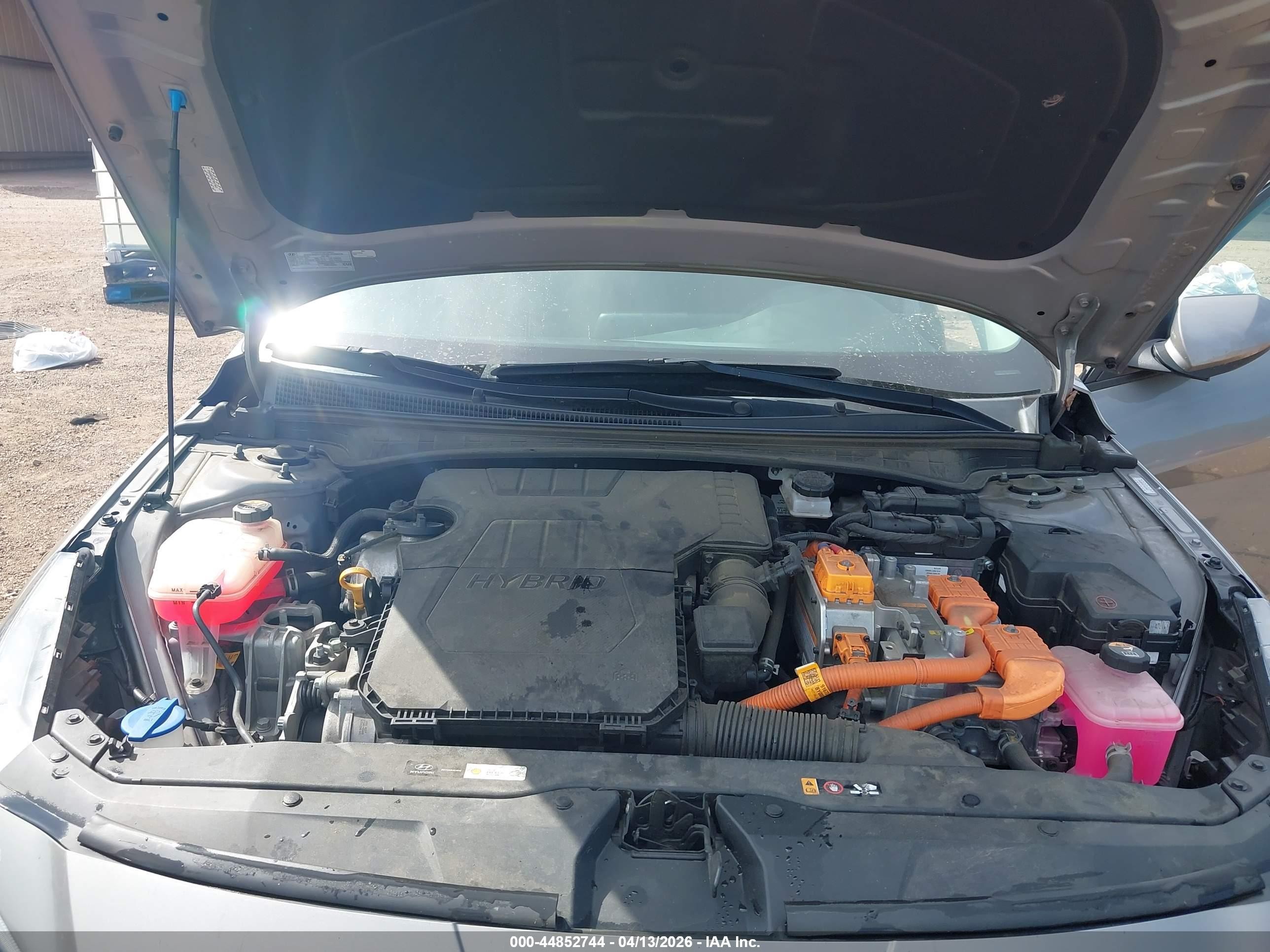 2021 Hyundai Elantra Hybrid Blue Gray vin: KMHLM4AJ0MU003944