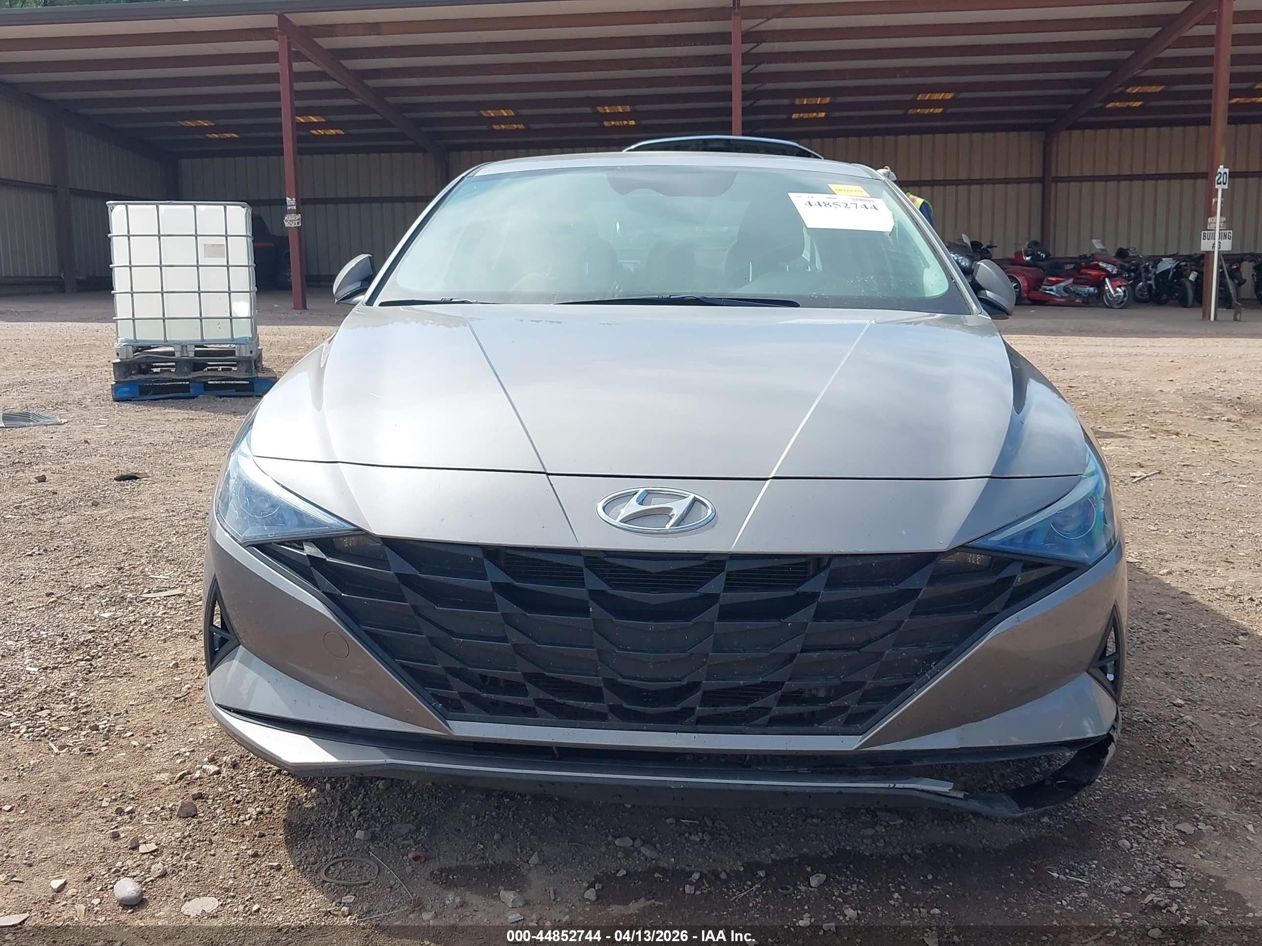 2021 Hyundai Elantra Hybrid Blue Gray vin: KMHLM4AJ0MU003944