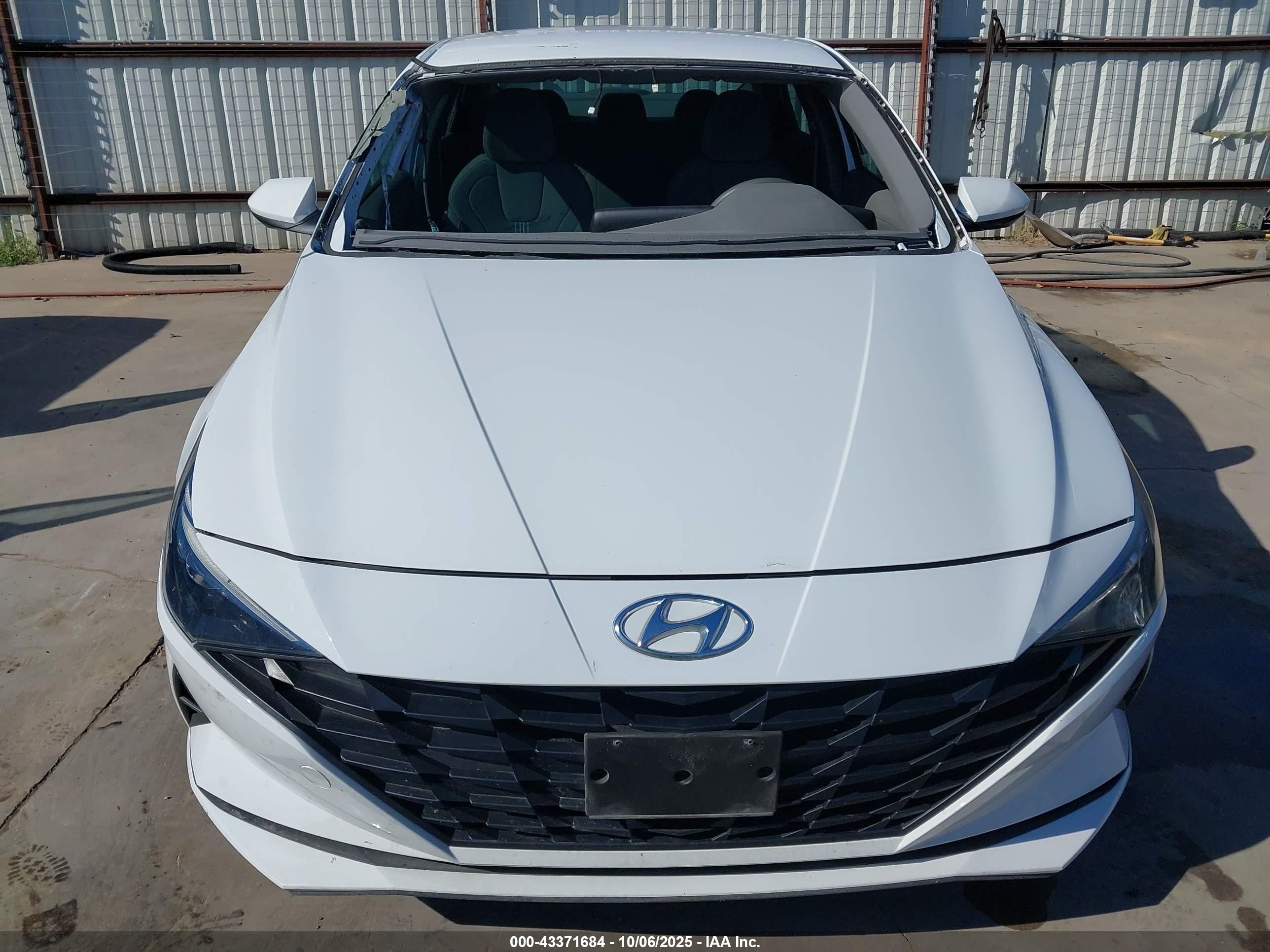 2022 Hyundai Elantra Hybrid Blue Белый vin: KMHLM4AJ0NU031695