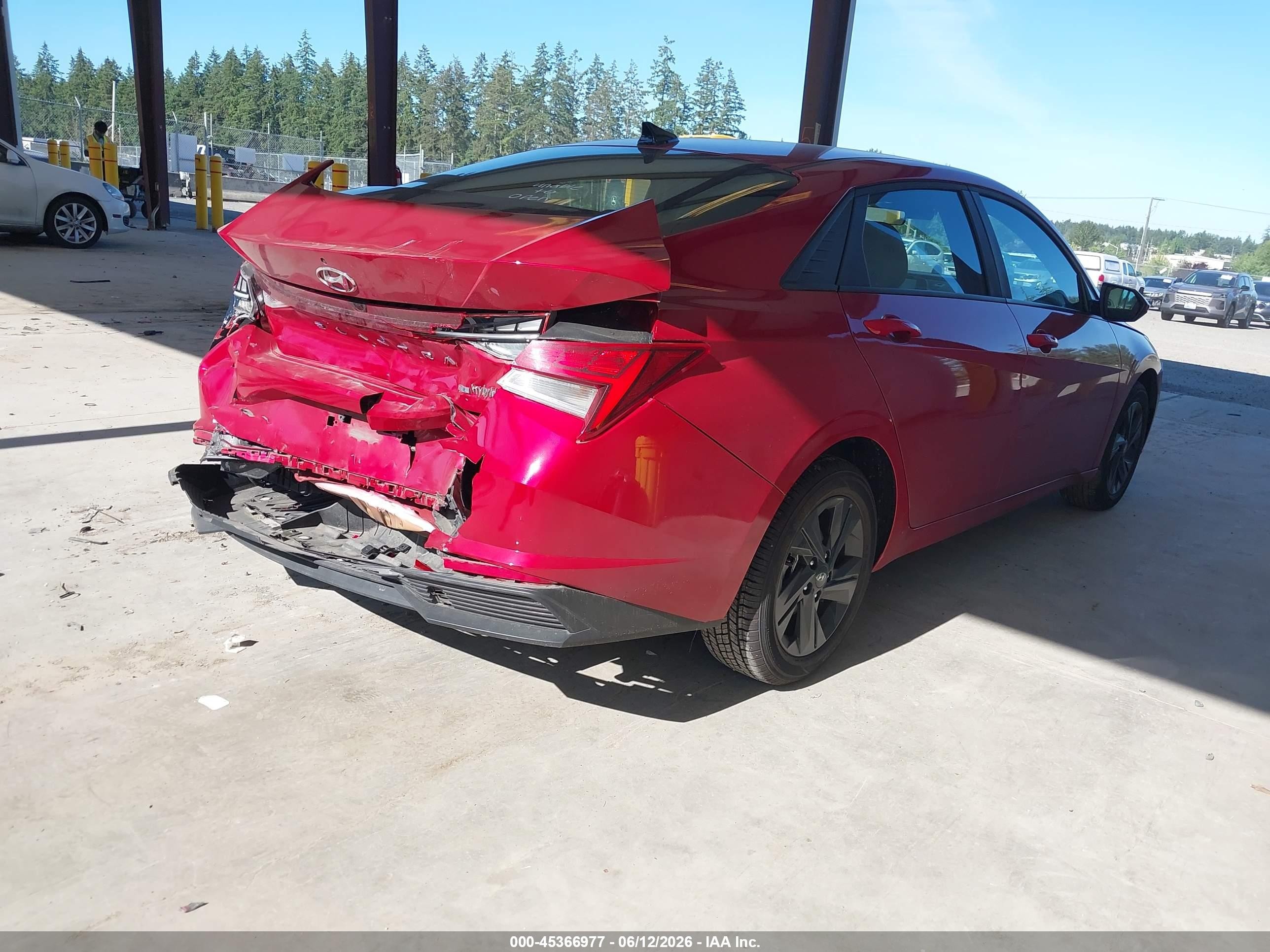 2023 Hyundai Elantra Hybrid Blue Red vin: KMHLM4AJ3PU038367