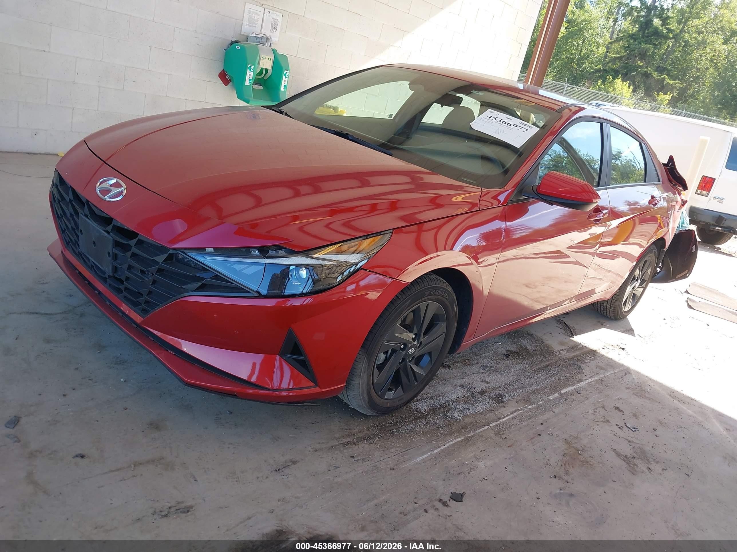 2023 Hyundai Elantra Hybrid Blue Red vin: KMHLM4AJ3PU038367