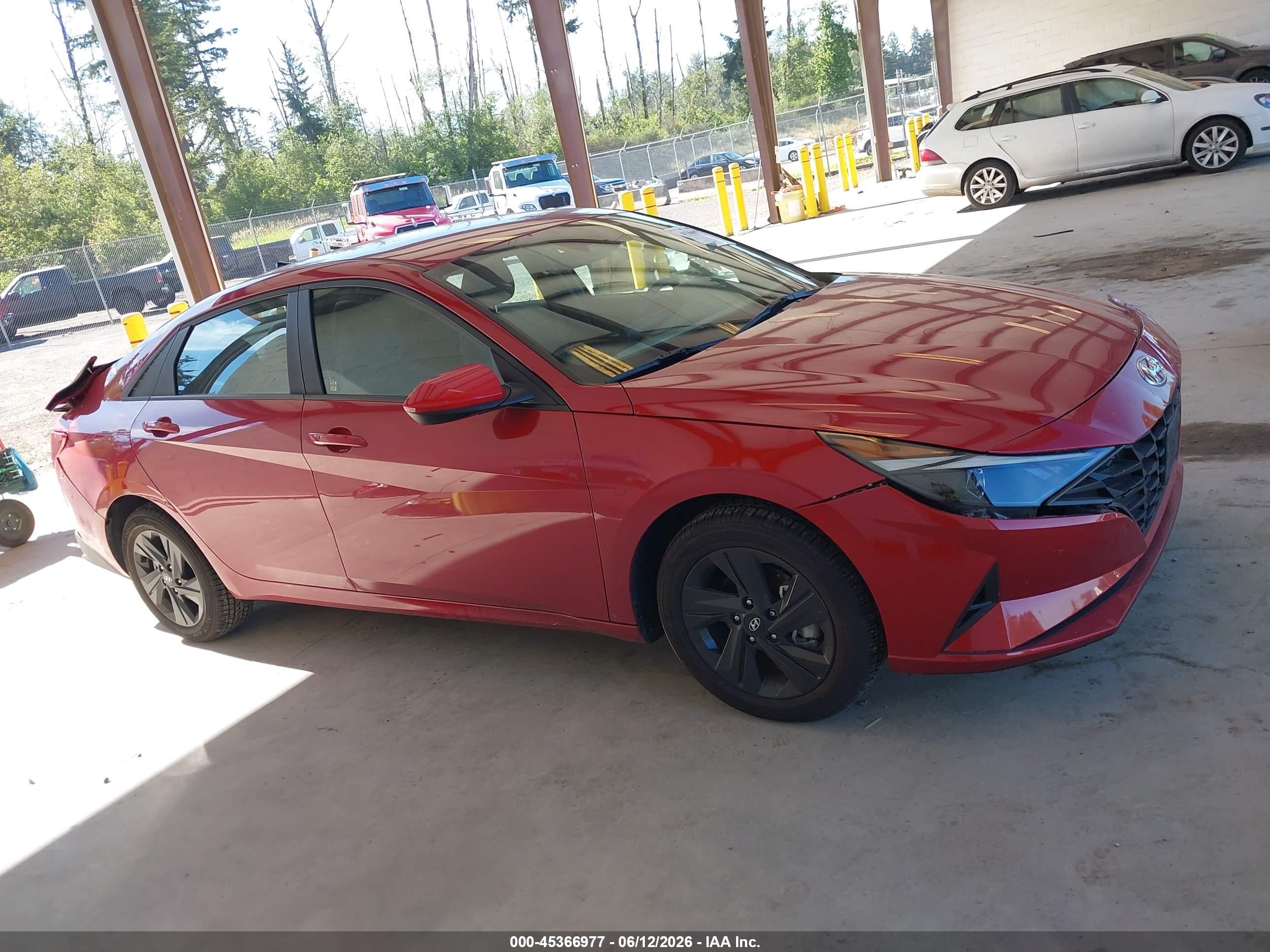 2023 Hyundai Elantra Hybrid Blue Red vin: KMHLM4AJ3PU038367