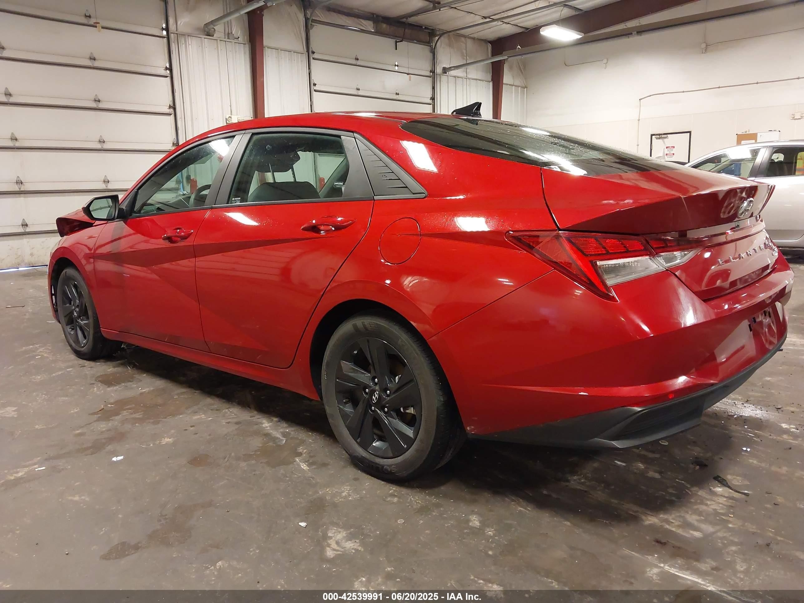 2023 Hyundai Elantra Hybrid Blue Red vin: KMHLM4AJ3PU052012