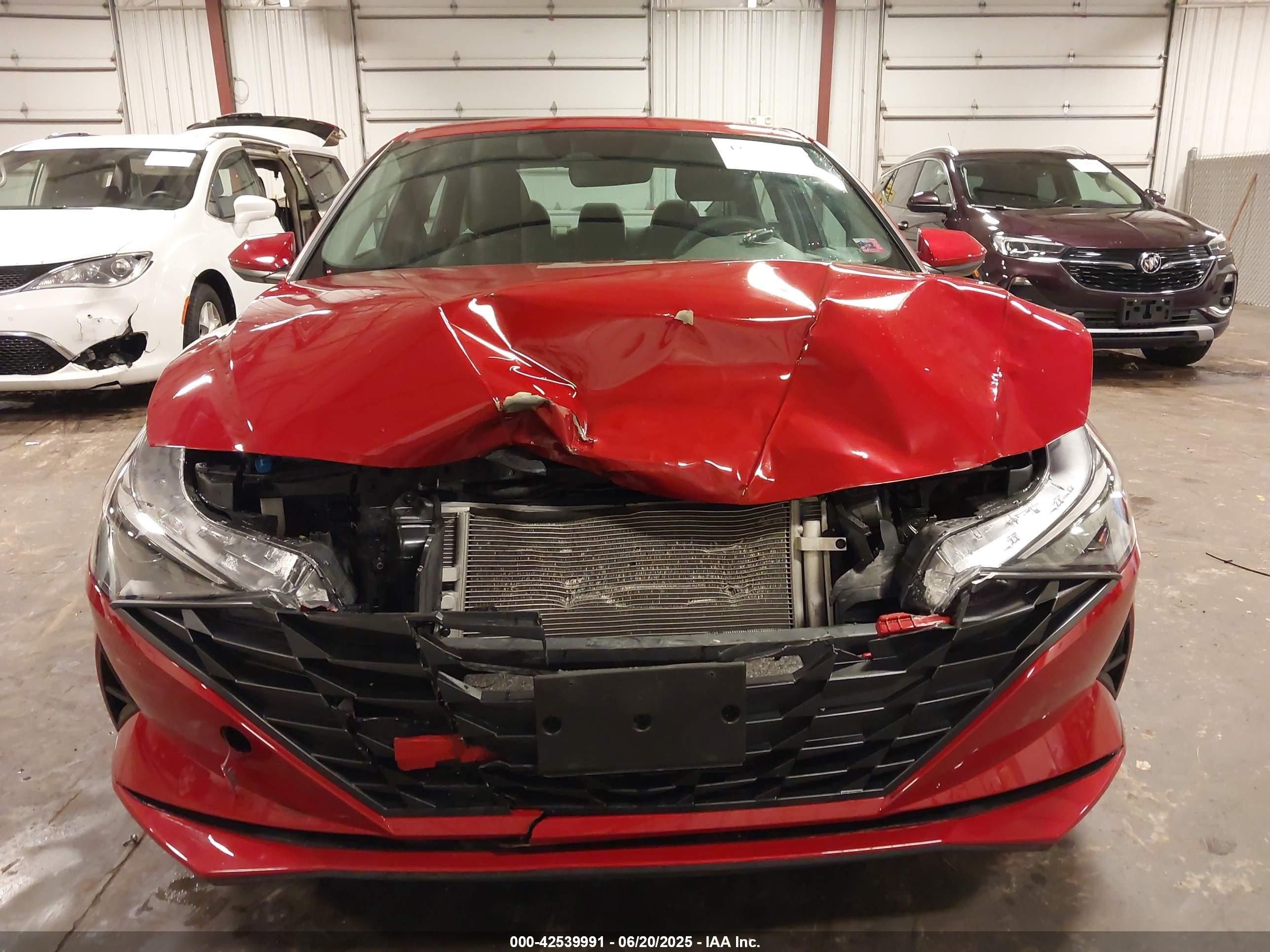 2023 Hyundai Elantra Hybrid Blue Red vin: KMHLM4AJ3PU052012