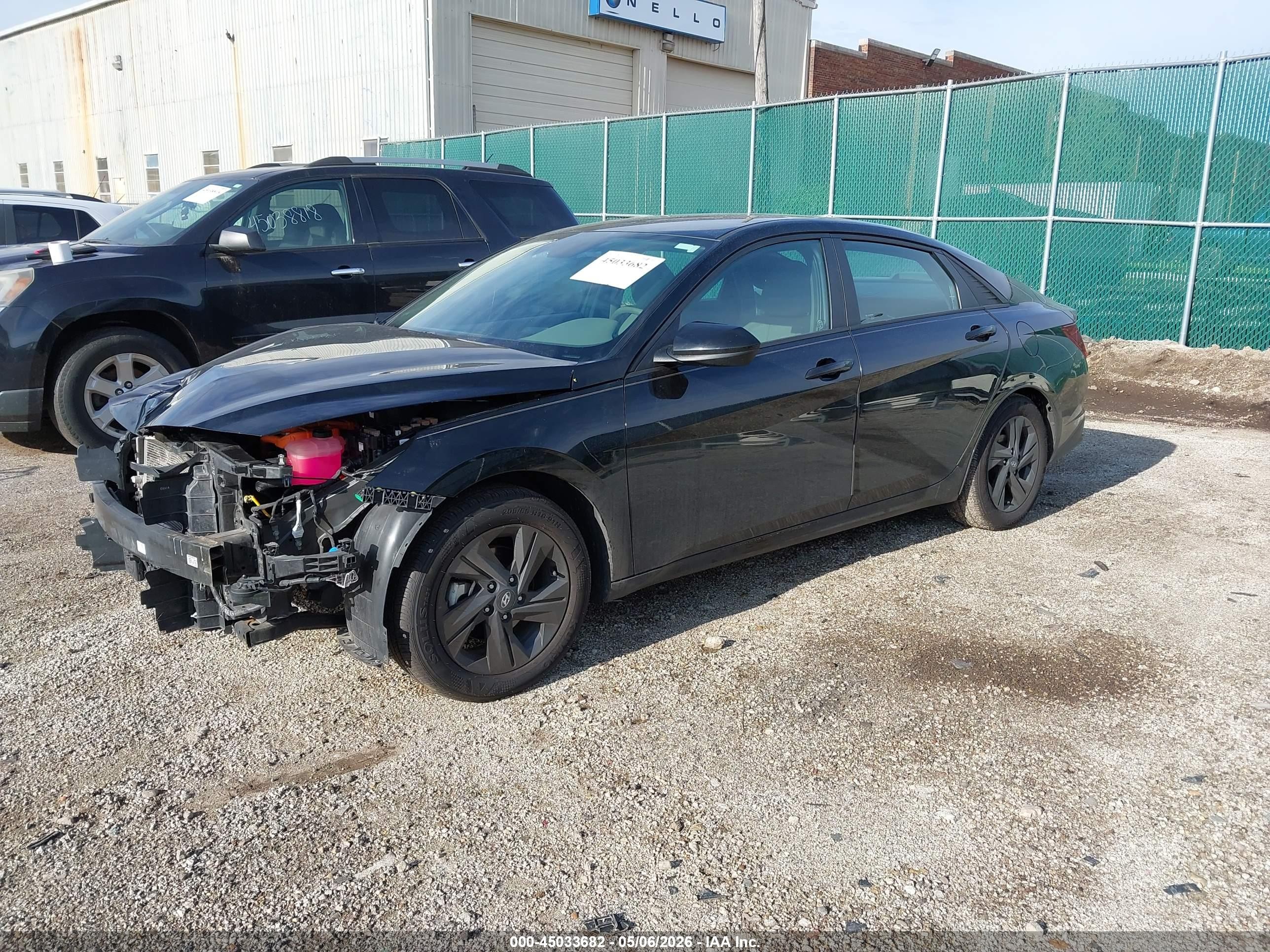 2021 Hyundai Elantra Hybrid Blue Black vin: KMHLM4AJ4MU007690