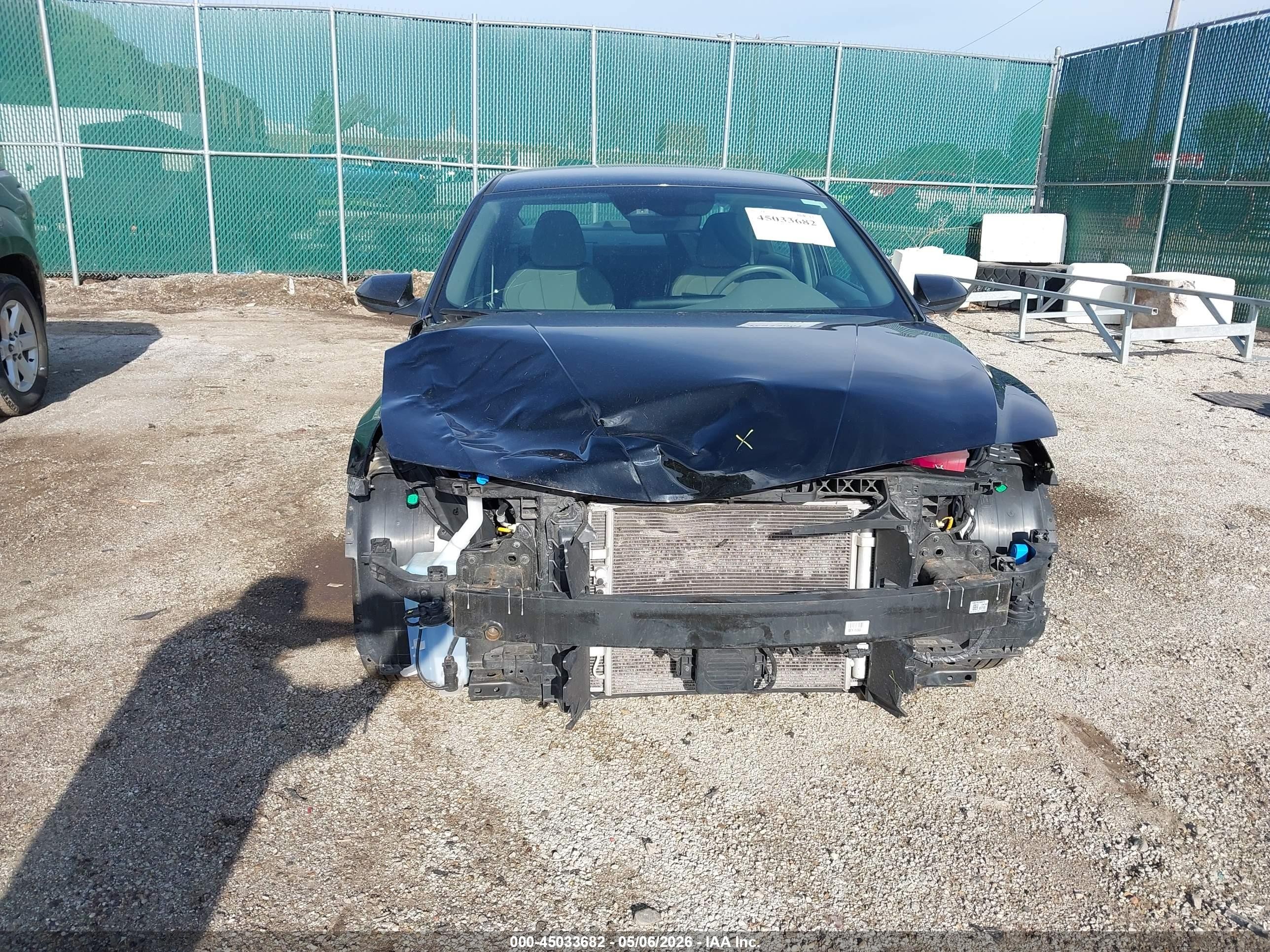 2021 Hyundai Elantra Hybrid Blue Black vin: KMHLM4AJ4MU007690