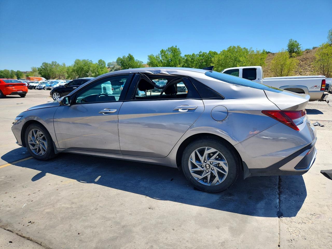 2024 Hyundai Elantra Sel Серый vin: KMHLM4DG0RU758390