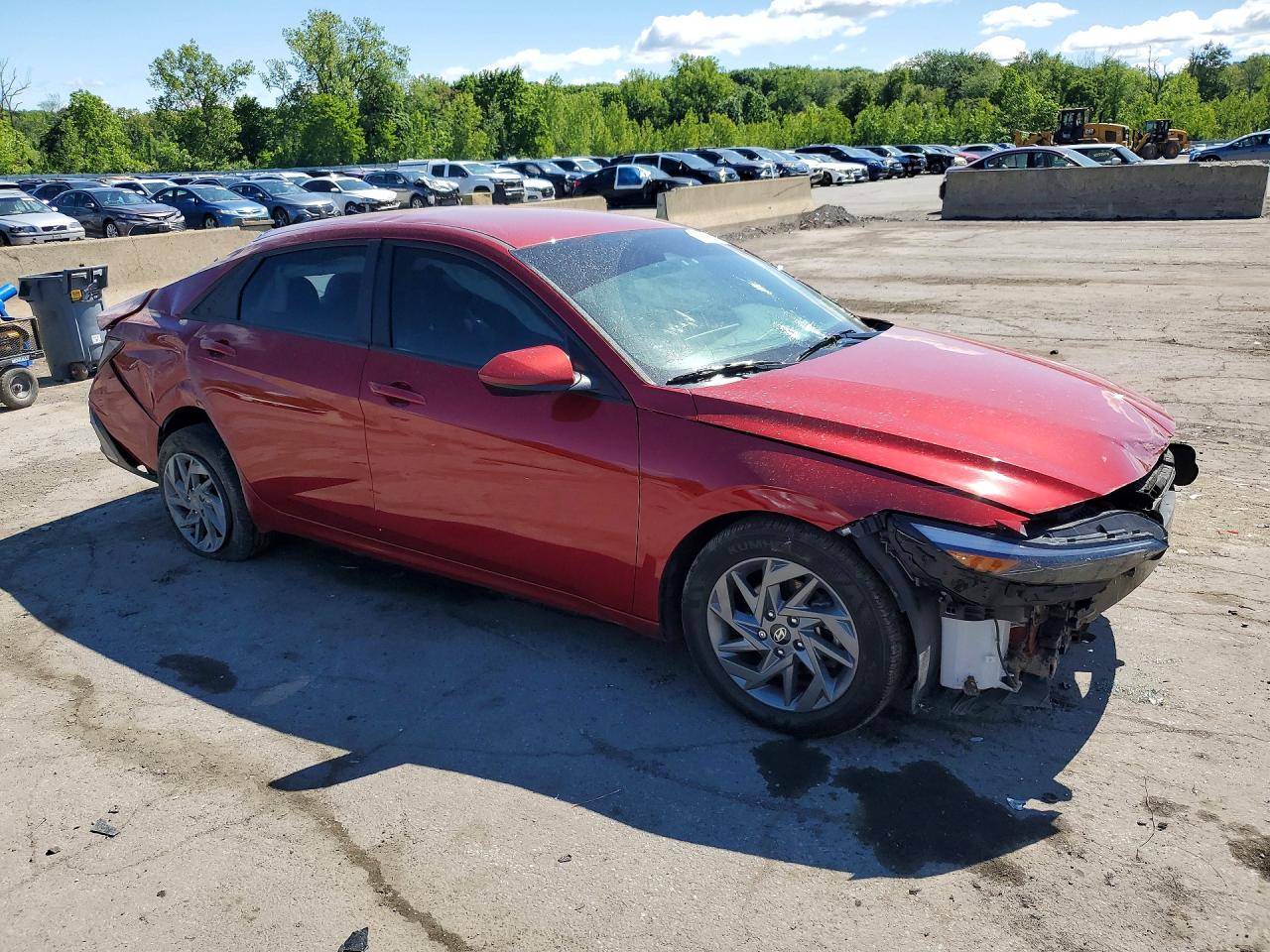 2024 Hyundai Elantra Sel Red vin: KMHLM4DG1RU682467