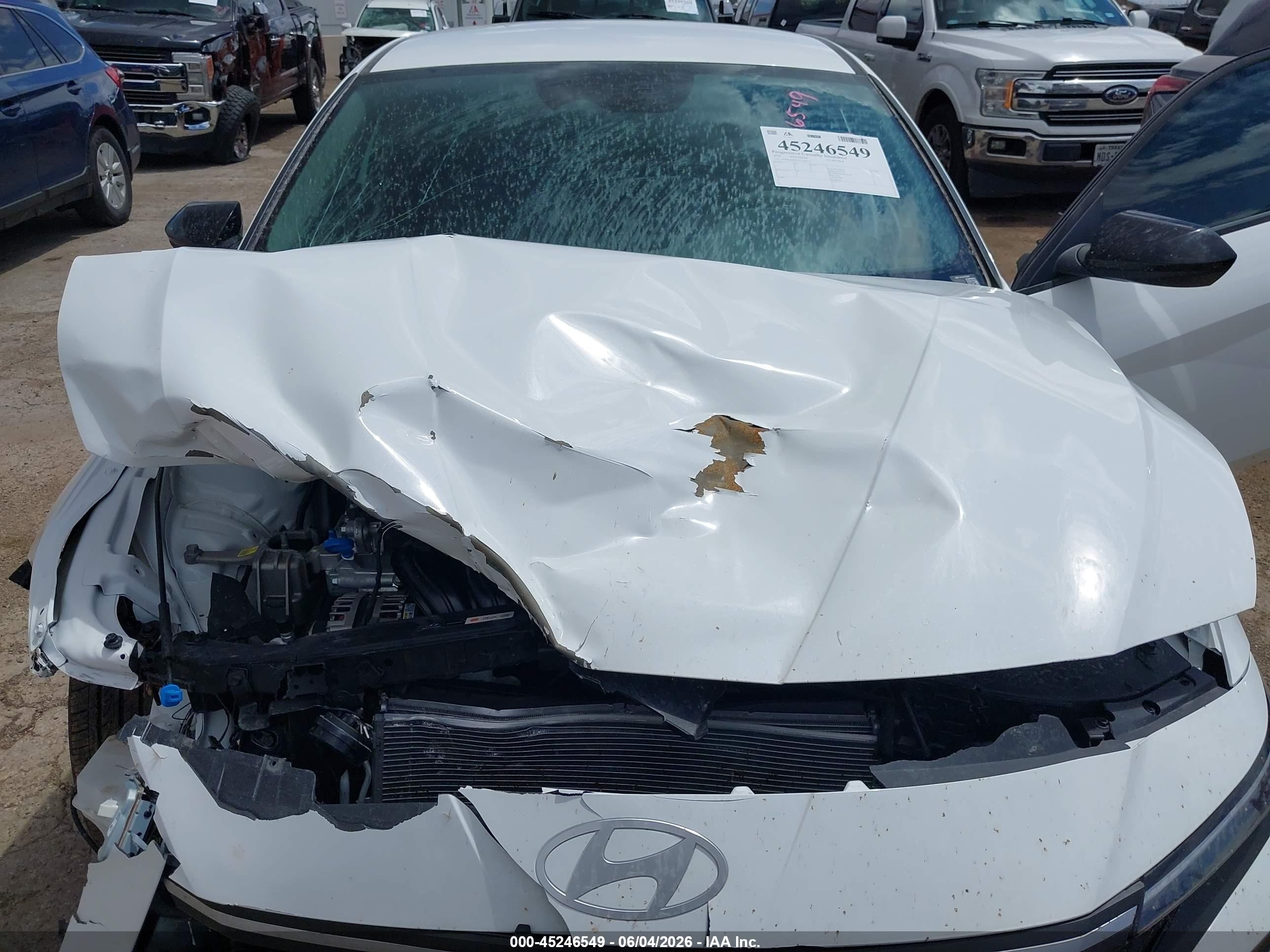 2026 Hyundai Elantra Sel Sport White vin: KMHLM4DG1TU148473