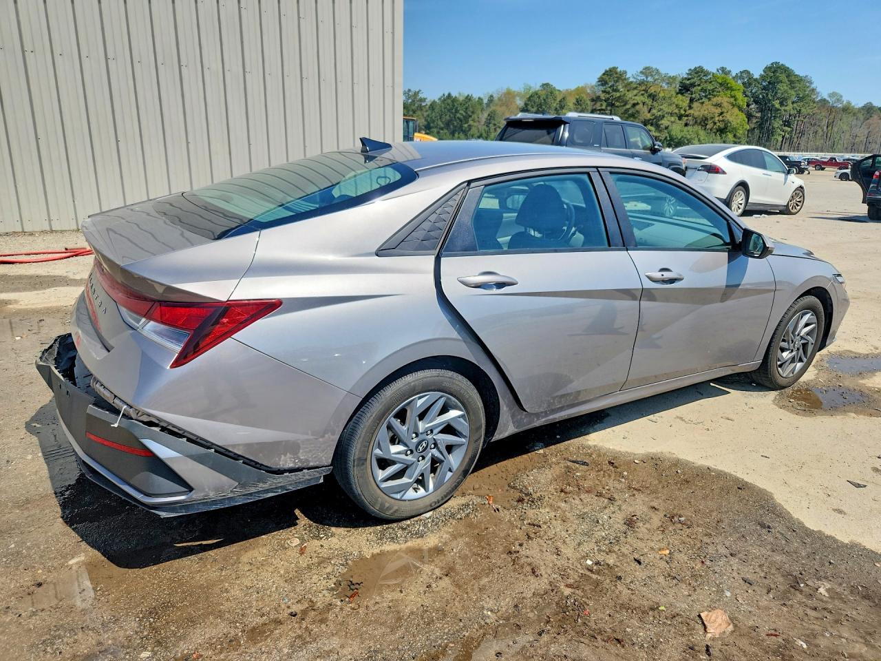 2024 Hyundai Elantra Sel Gray vin: KMHLM4DG2RU664625