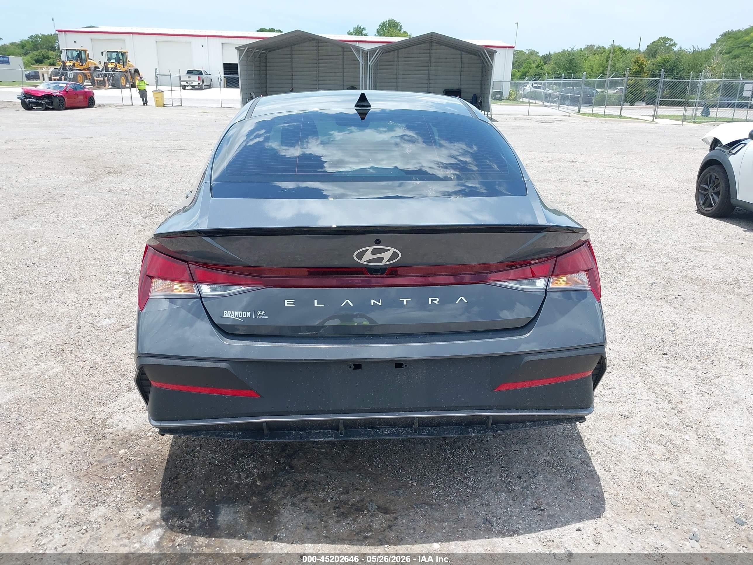 2025 Hyundai Elantra Sel Sport Gray vin: KMHLM4DG3SU957486