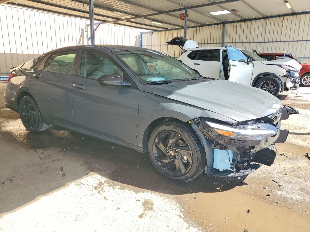 2026 Hyundai Elantra Sel Sport Gray vin: KMHLM4DG3TU185444