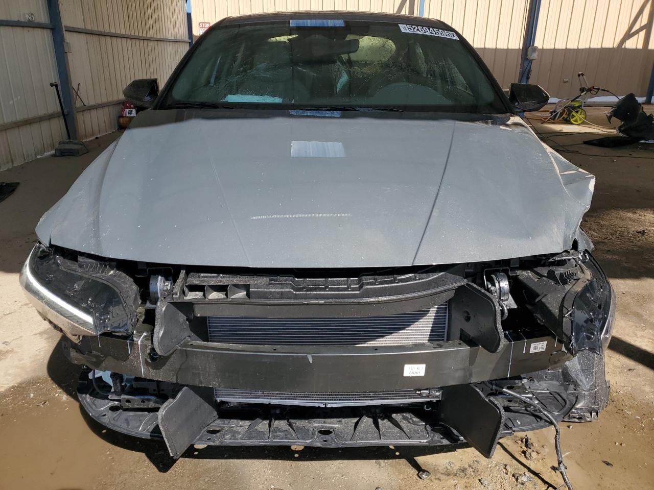 2026 Hyundai Elantra Sel Sport Gray vin: KMHLM4DG3TU185444 Damage: Front Bumper Molding, Broken, Replacement Required