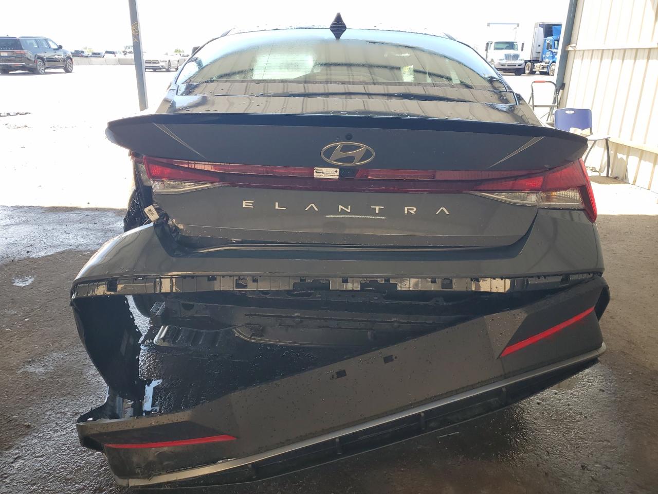 2026 Hyundai Elantra Sel Sport Gray vin: KMHLM4DG3TU185444 Damage: Rear Bumper Molding, Broken, Replacement Required