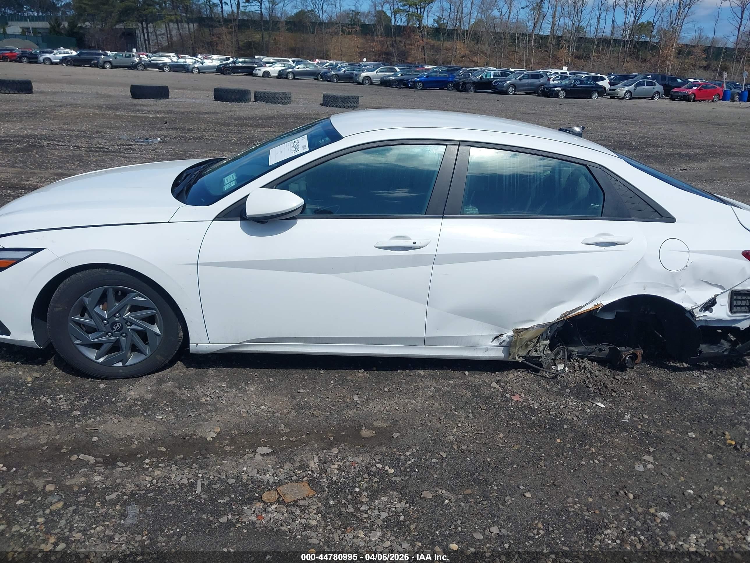 2024 Hyundai Elantra Sel White vin: KMHLM4DG4RU641511