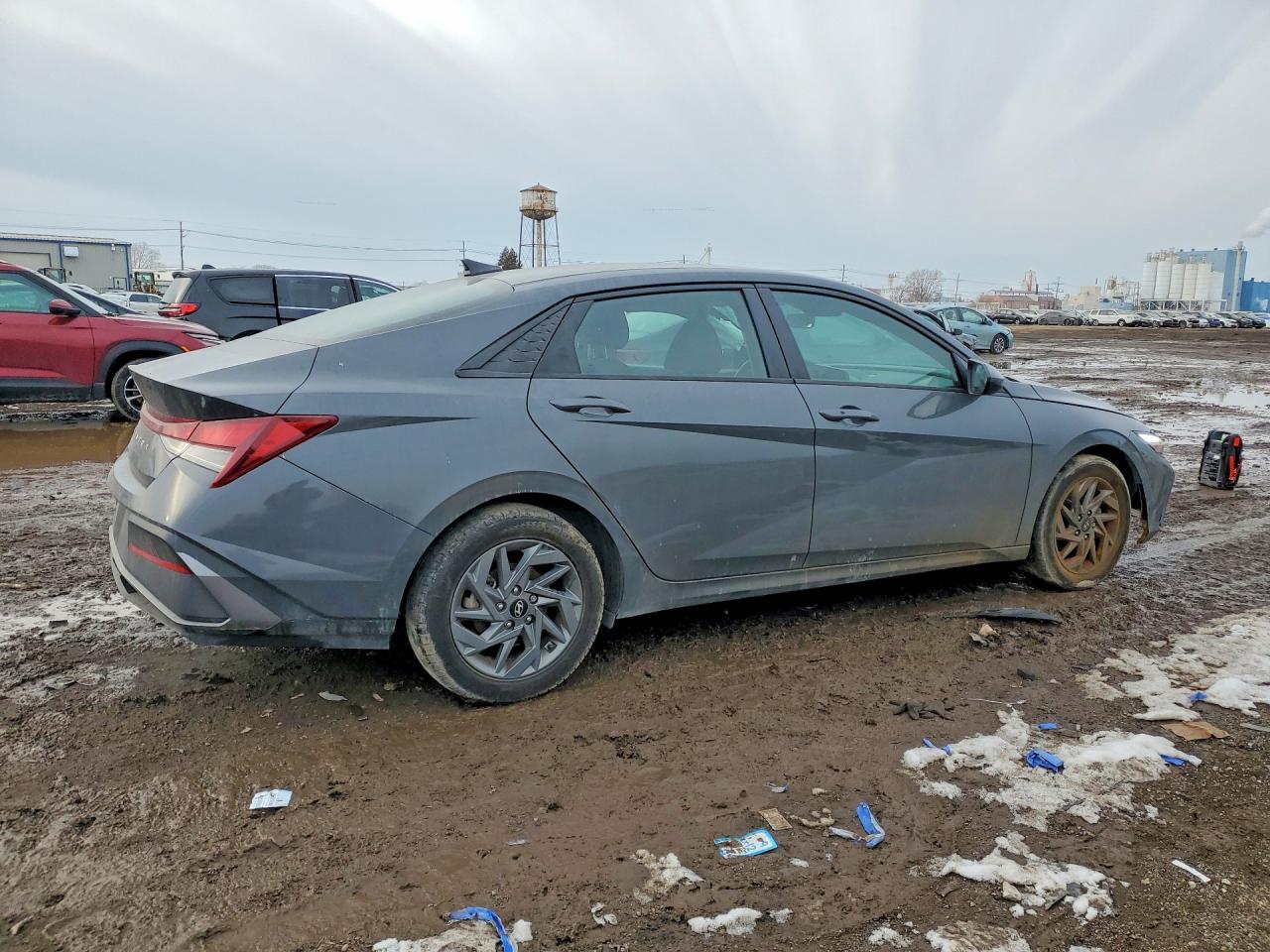 2024 Hyundai Elantra Sel Gray vin: KMHLM4DG4RU735873