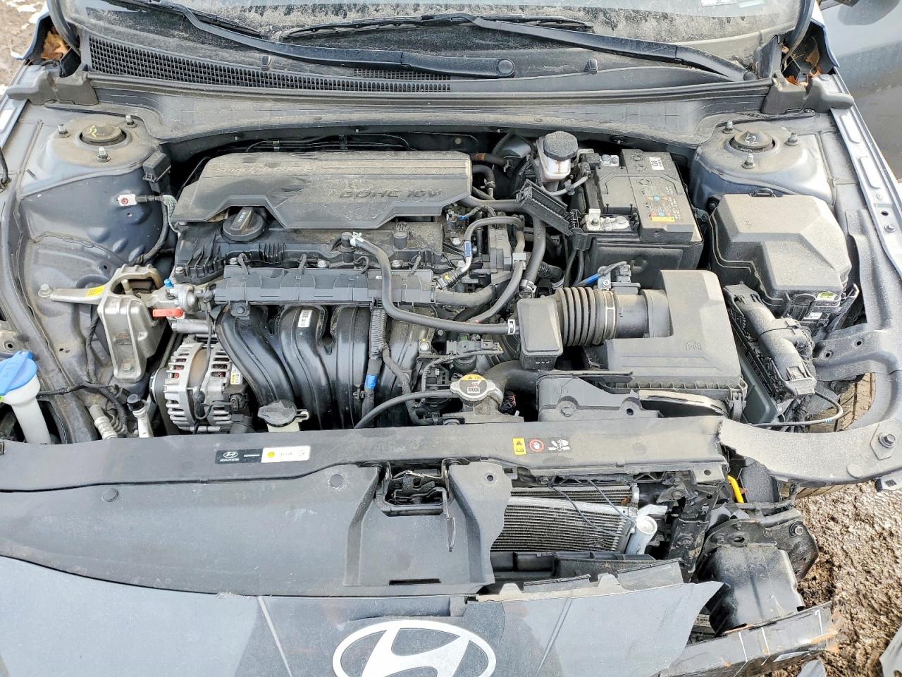 2024 Hyundai Elantra Sel Gray vin: KMHLM4DG4RU735873