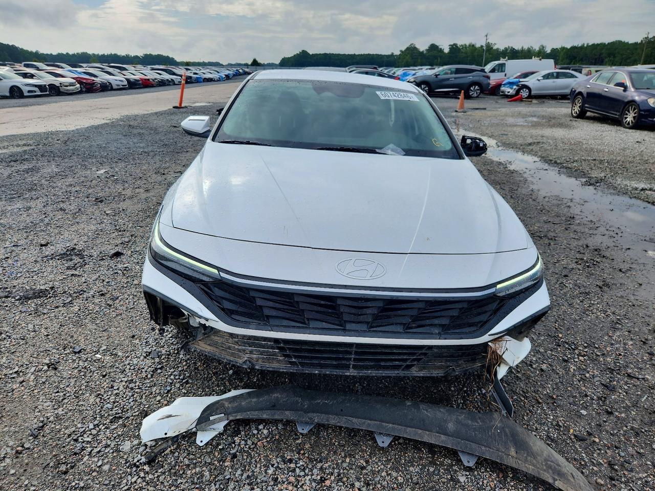 2024 Hyundai Elantra Sel White vin: KMHLM4DG4RU798083