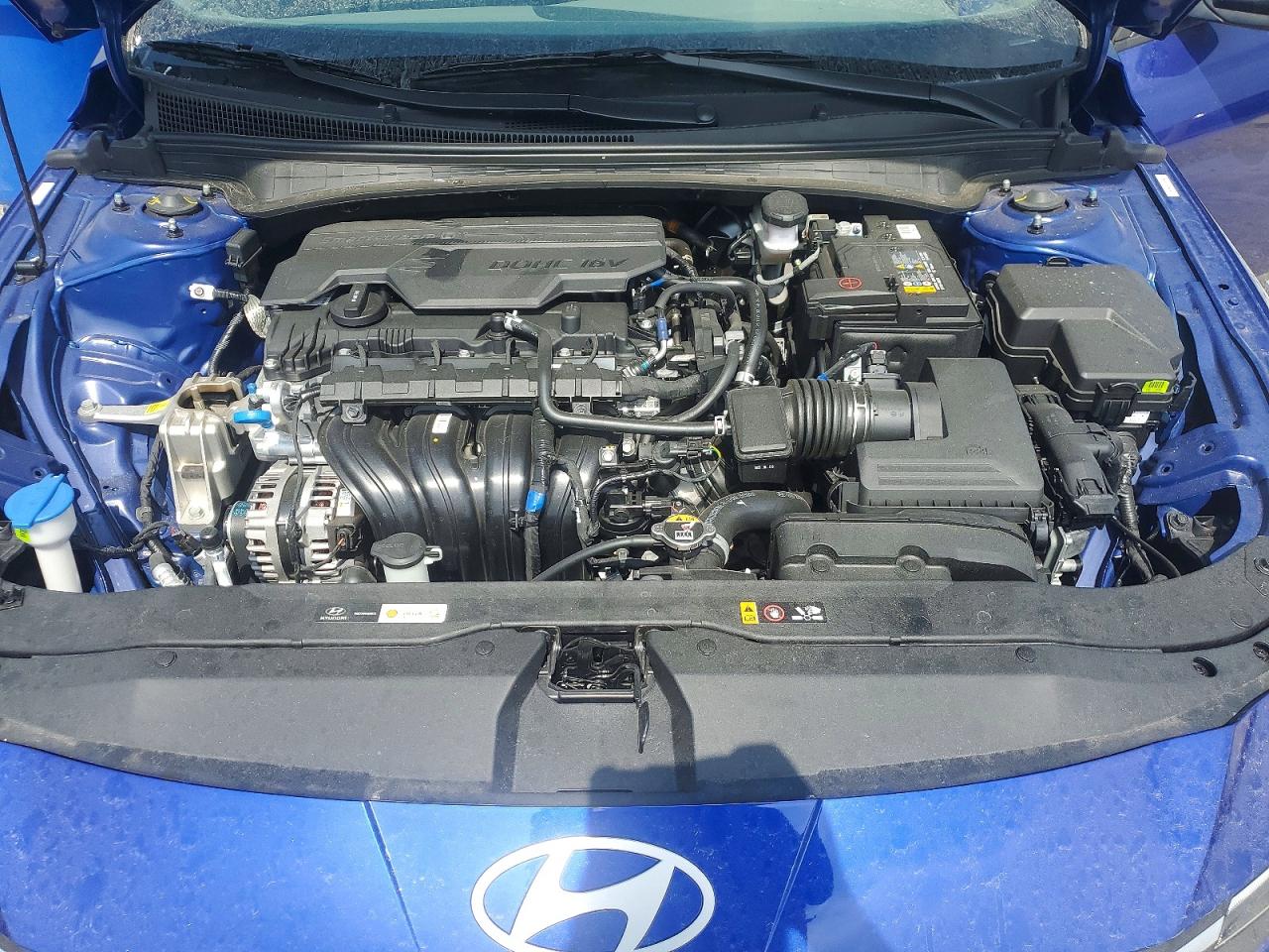 2026 Hyundai Elantra Sel Sport Синий vin: KMHLM4DG4TU126788