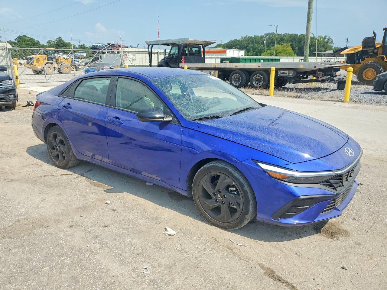 2026 Hyundai Elantra Sel Sport Синий vin: KMHLM4DG4TU126788